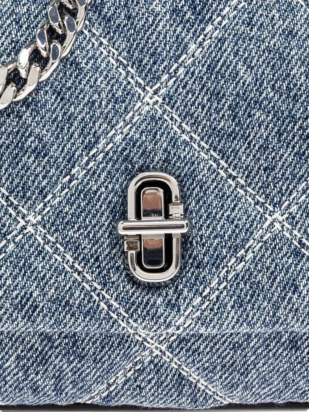 The quilted small Dual chain cross body bag