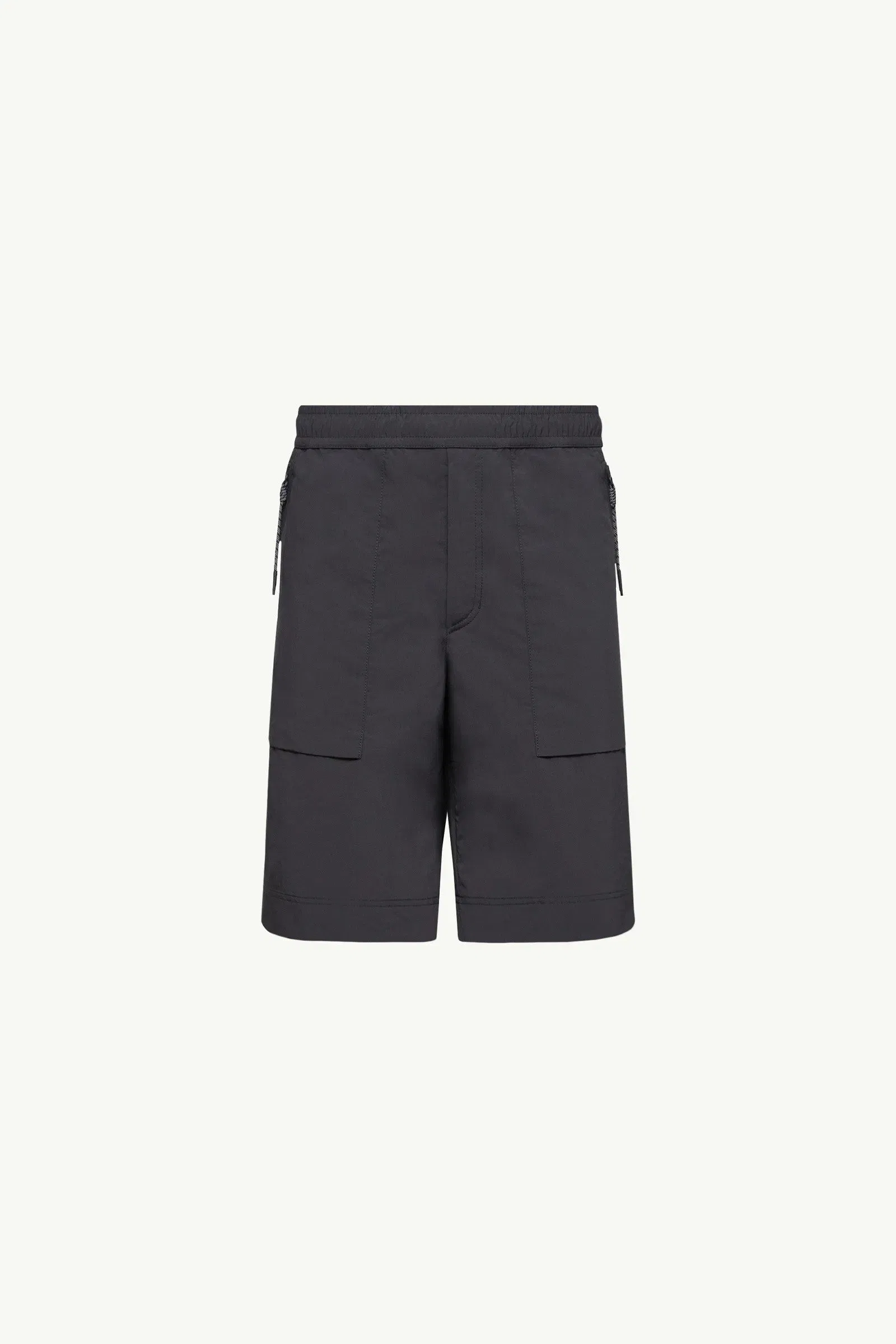 Moncler Technical Froissé Shorts Black Black