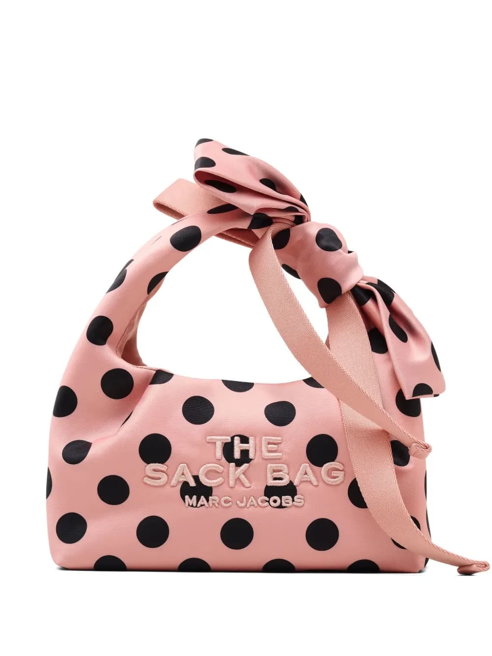 mini The Satin Dots Bow tote bag
