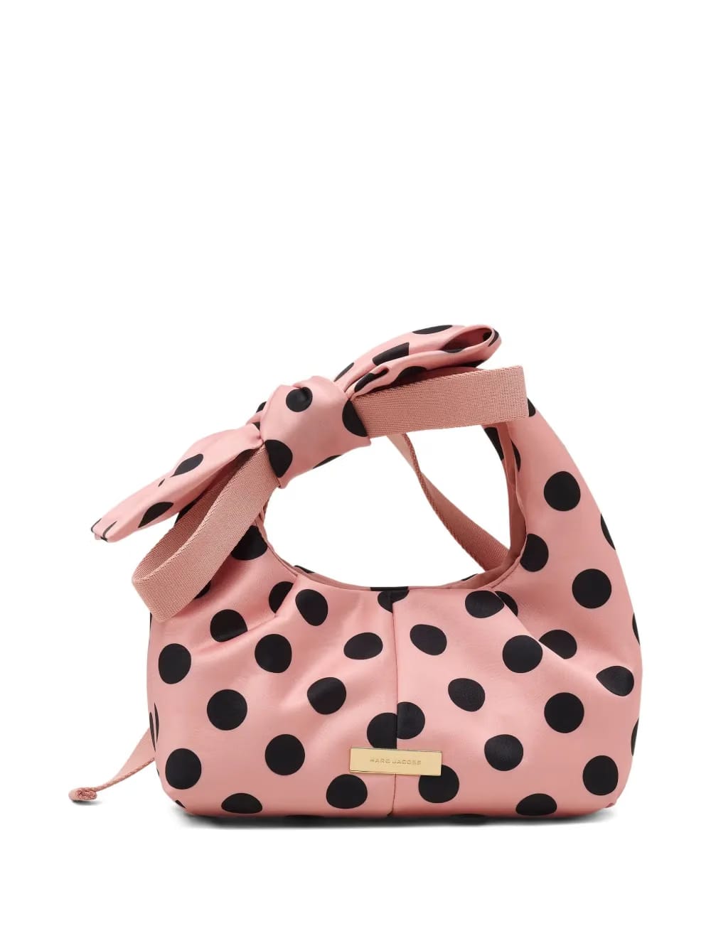 mini The Satin Dots Bow tote bag