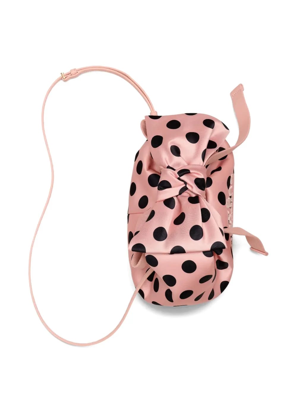 mini The Satin Dots Bow tote bag
