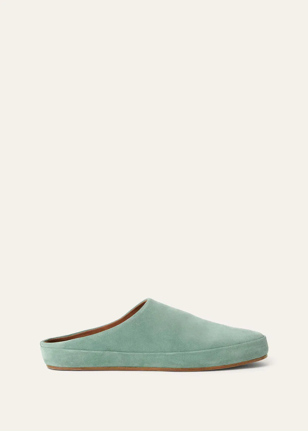 LoroPiana Tomori Walk Mule Pine Cloud