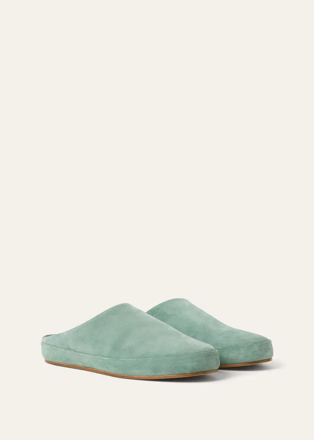 LoroPiana Tomori Walk Mule Pine Cloud