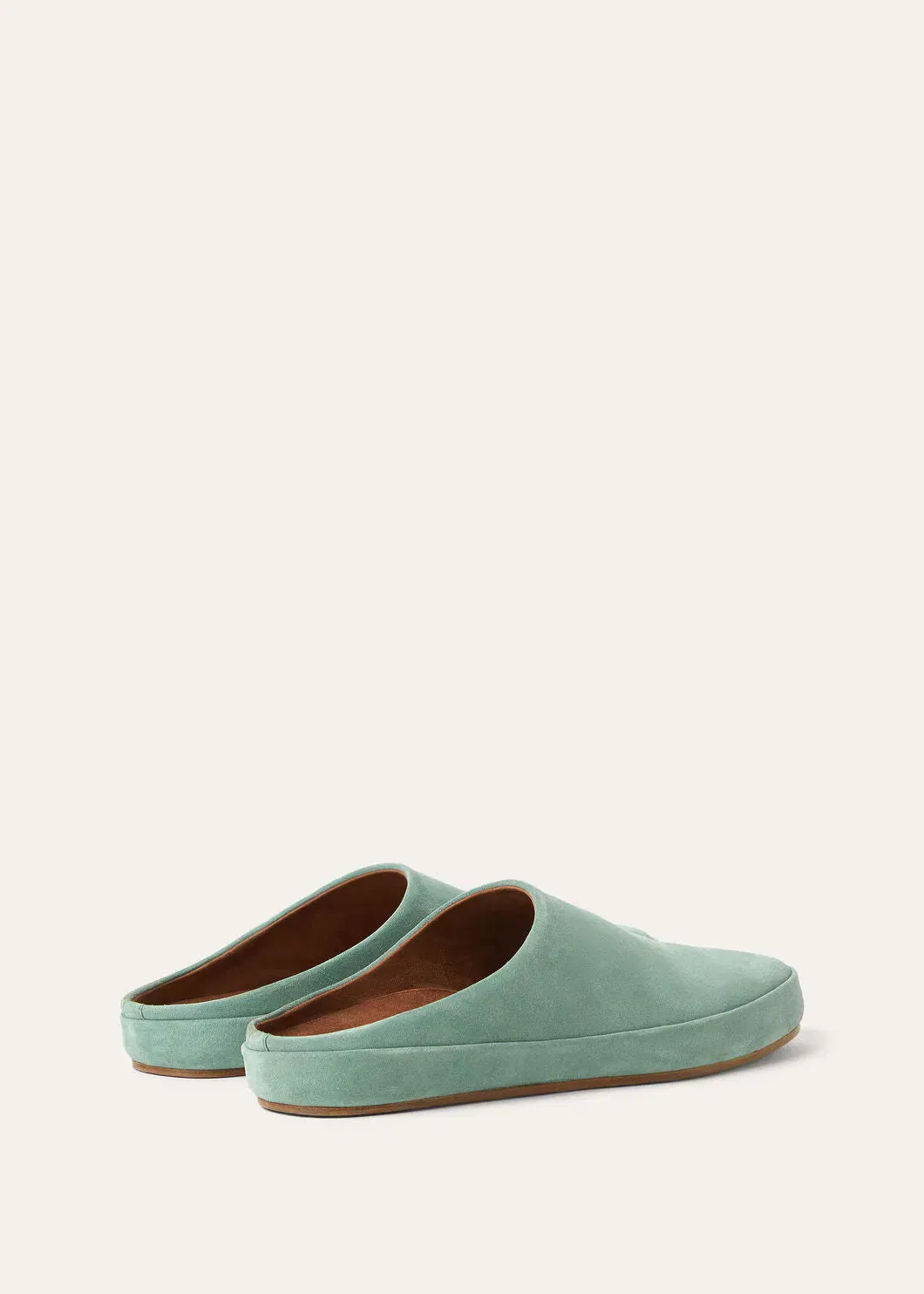 LoroPiana Tomori Walk Mule Pine Cloud