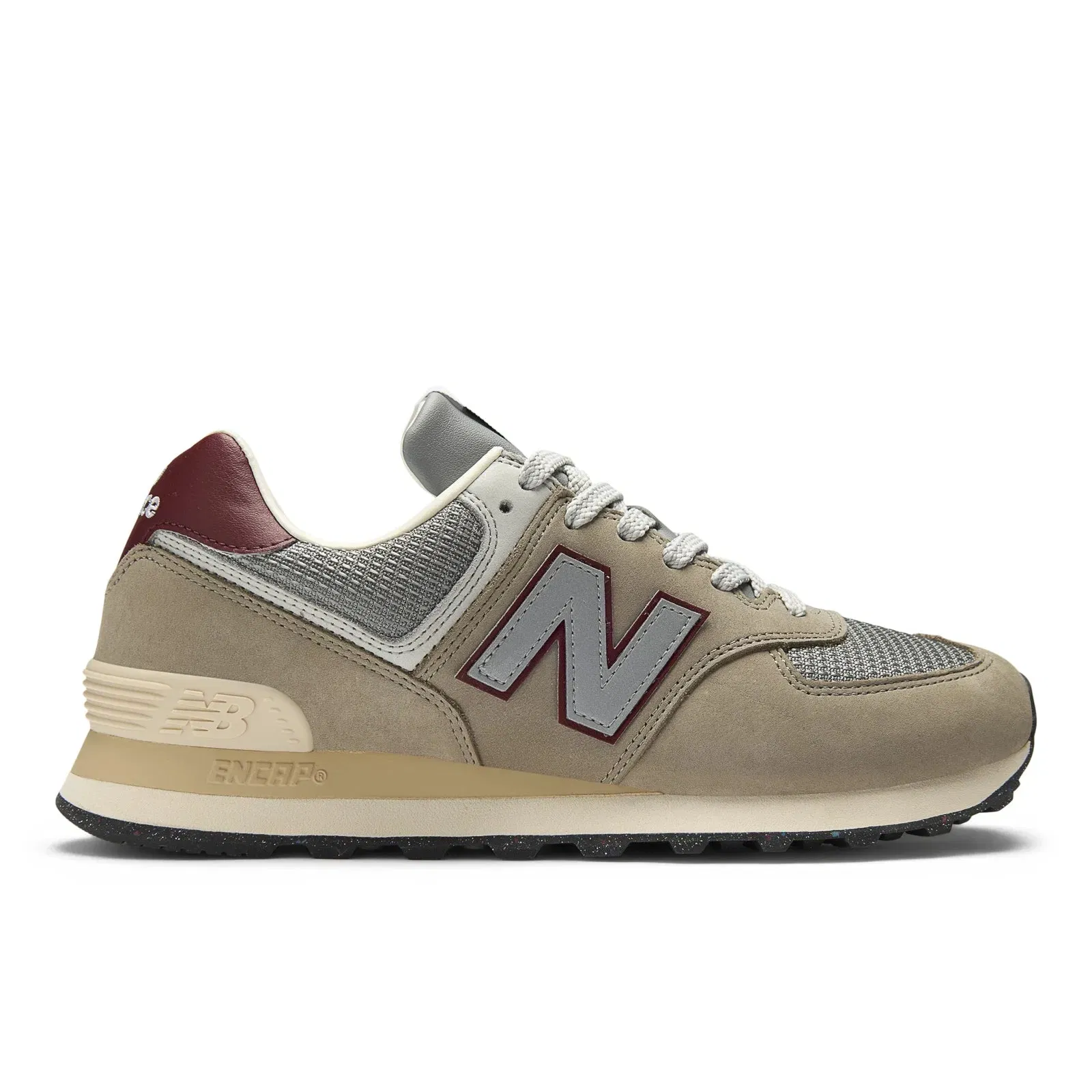 New Balance 574 Arid Stone With Monarch Burgundy Arid Stone With Monarch Burgundy