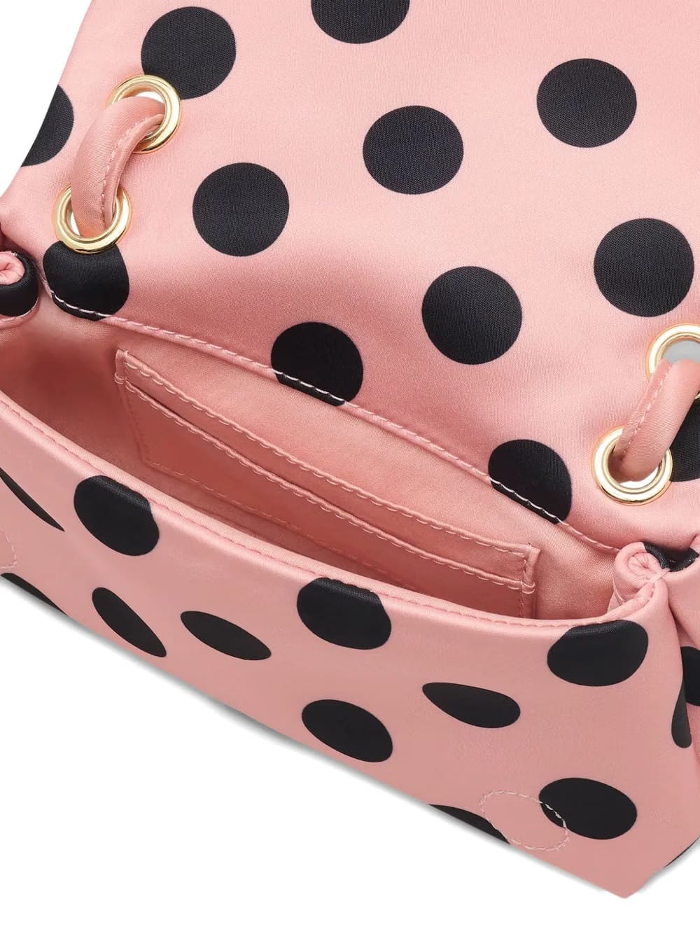 The Satin Dots Dual micro mini bag