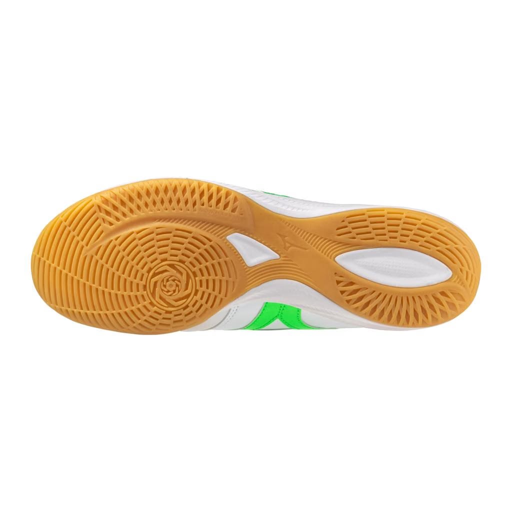 Mizuno Morelia Sala Elite In Indoor Soccer Shoe White Neon Green