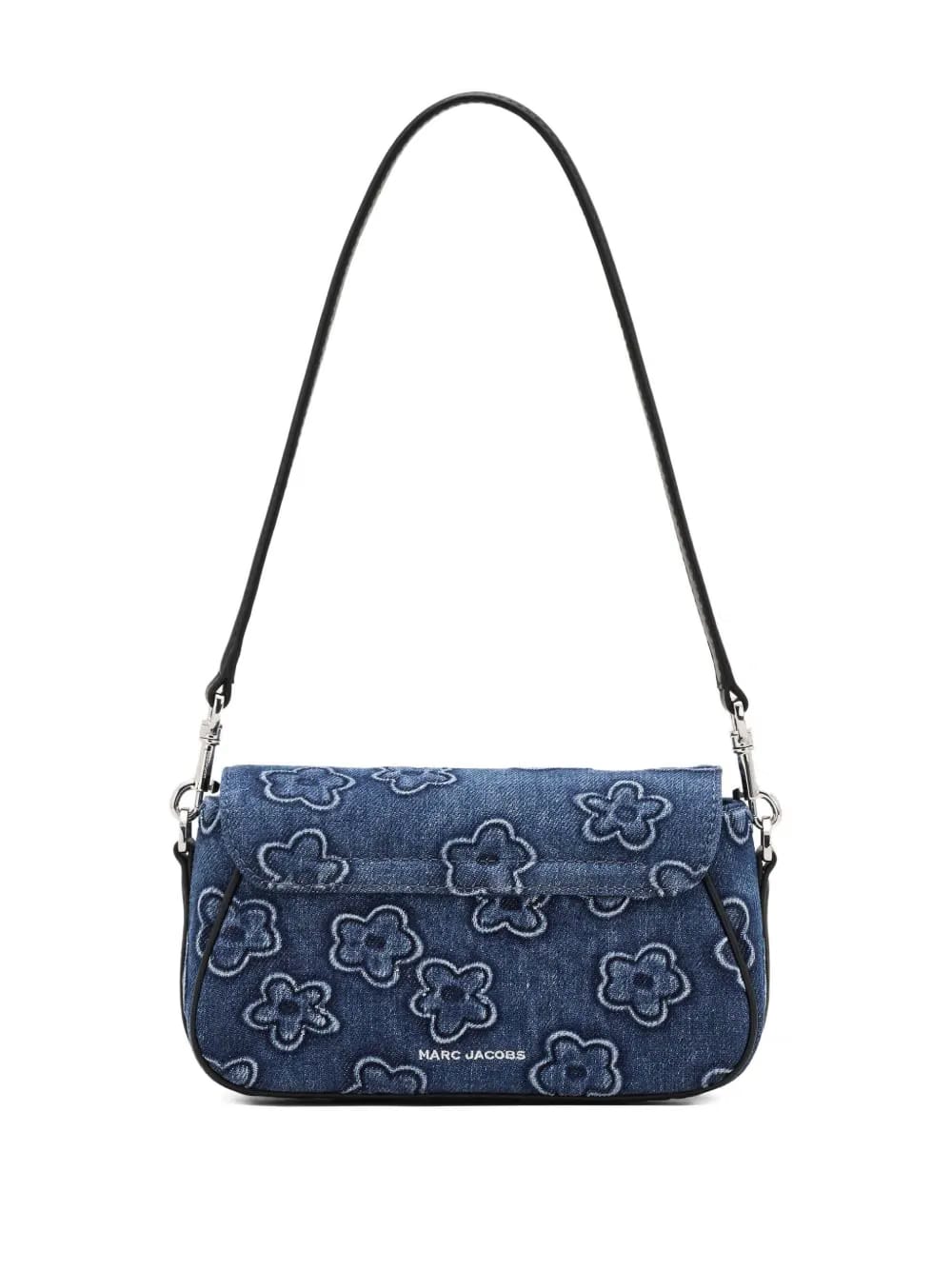 The Puffy Daisy Denim Clover shoulder bag
