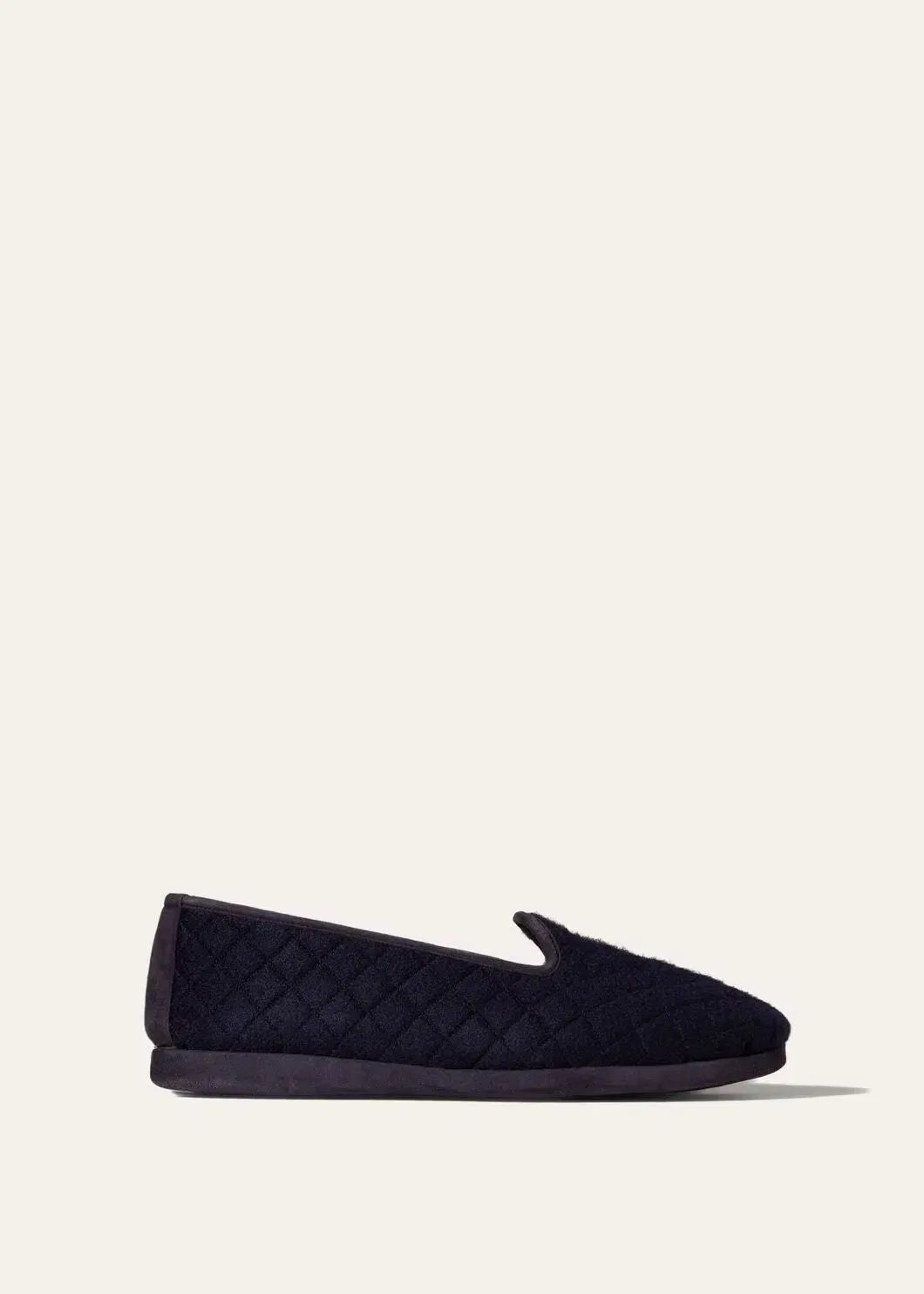 LoroPiana Classic Slipper Blue Navy