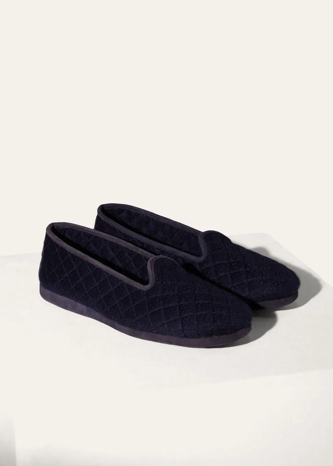 LoroPiana Classic Slipper Blue Navy