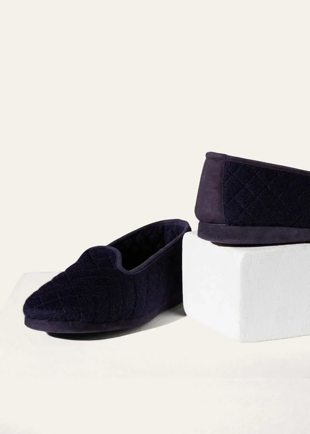 LoroPiana Classic Slipper Blue Navy