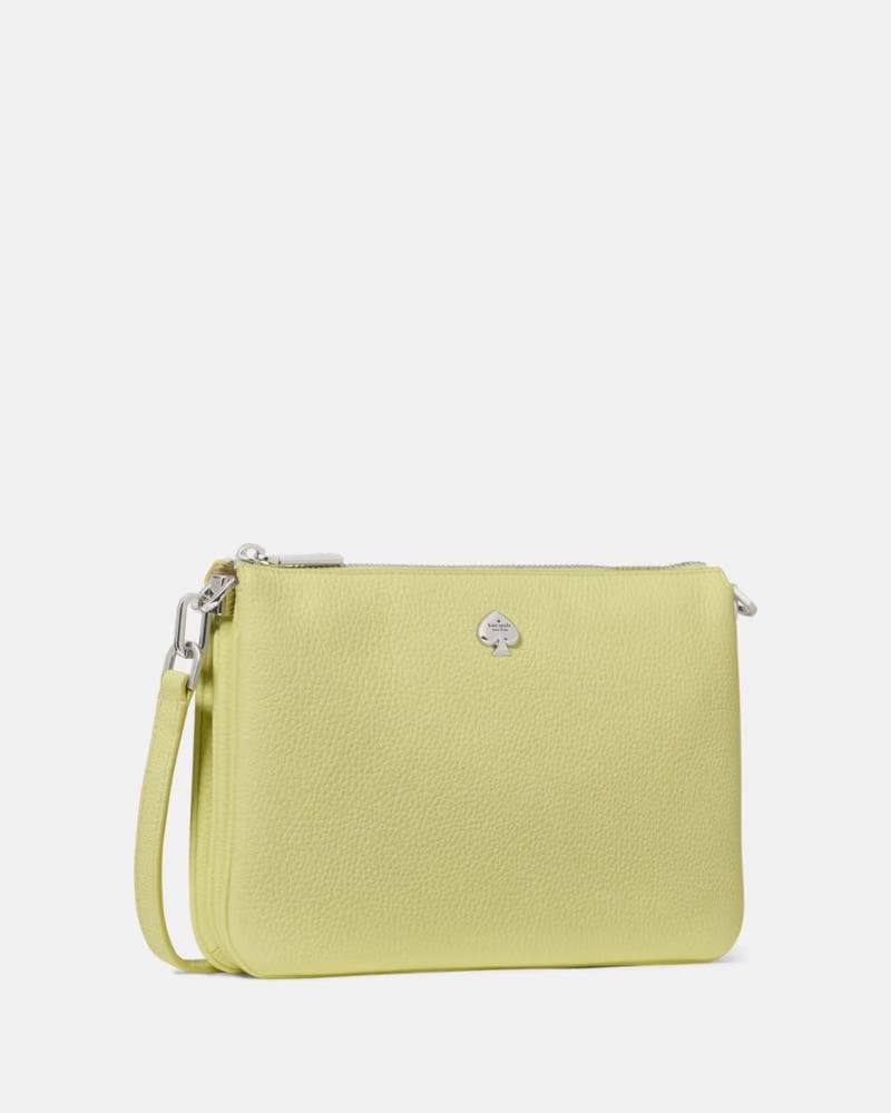 KateSpade Kayla Triple Crossbody Bag Tennis Ball