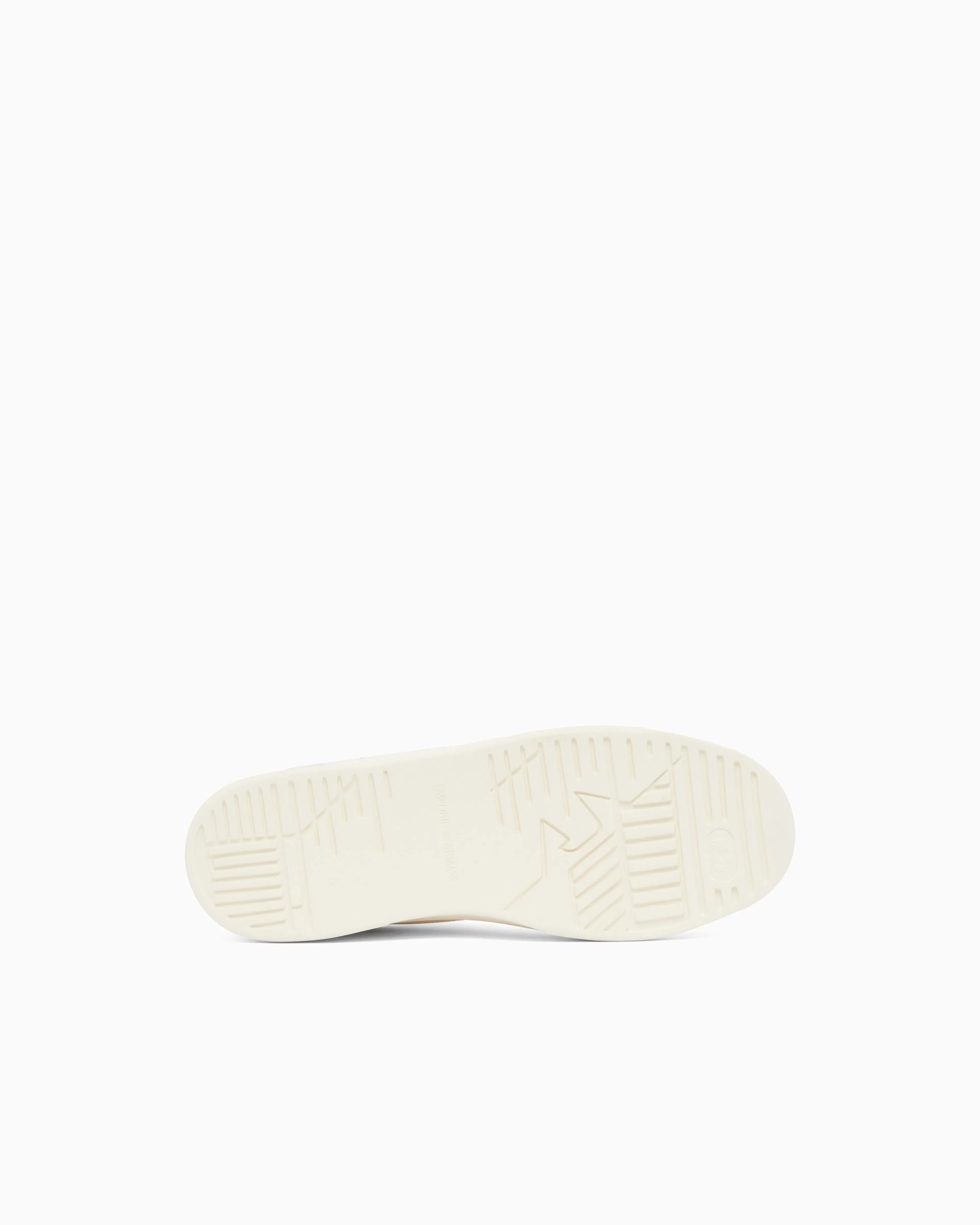 Emporio Armani Cordura Sneakers With Suede Details White