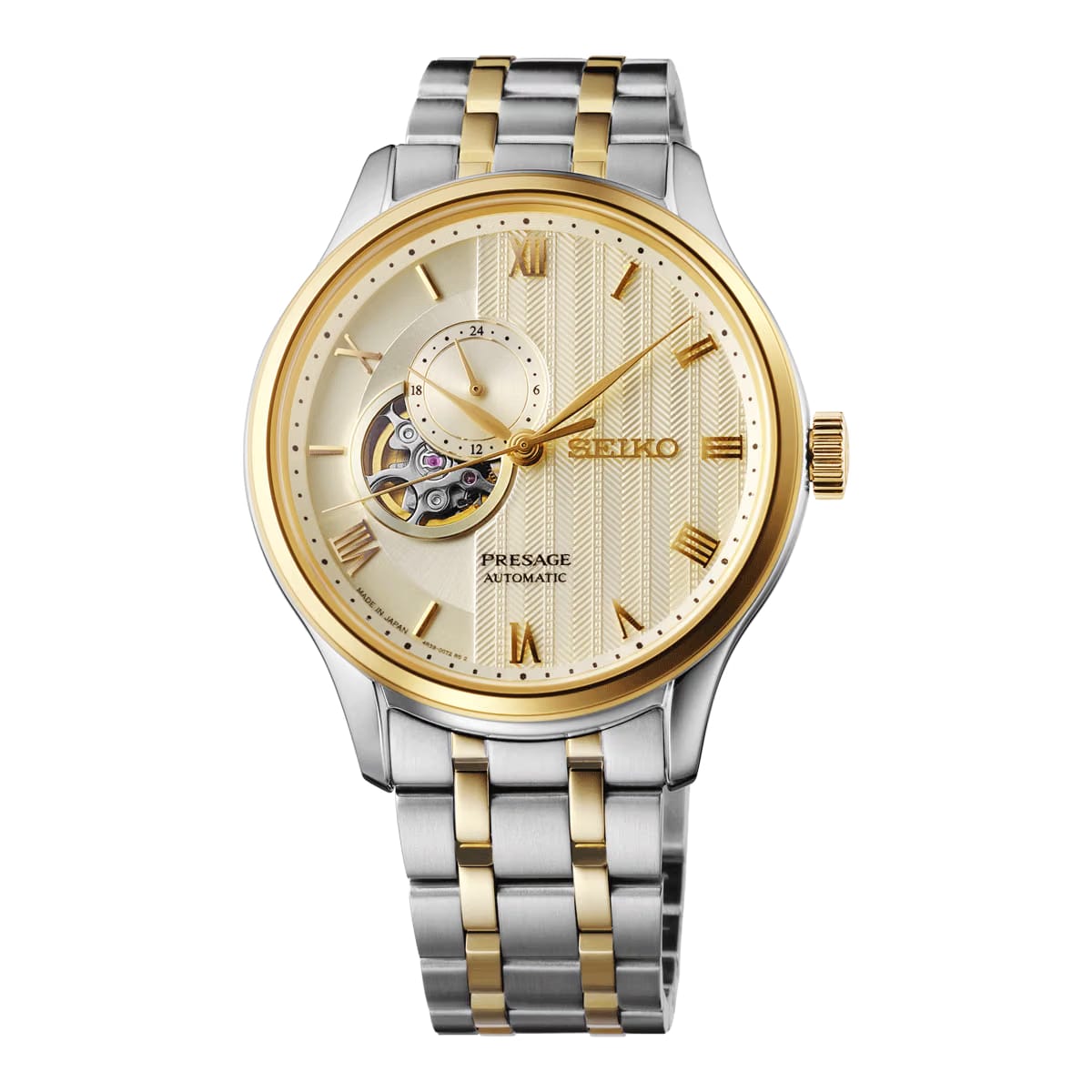 Seiko Presage Japanese Zen Gardens In Gold-Toned Sand - Gold - SSA464J1