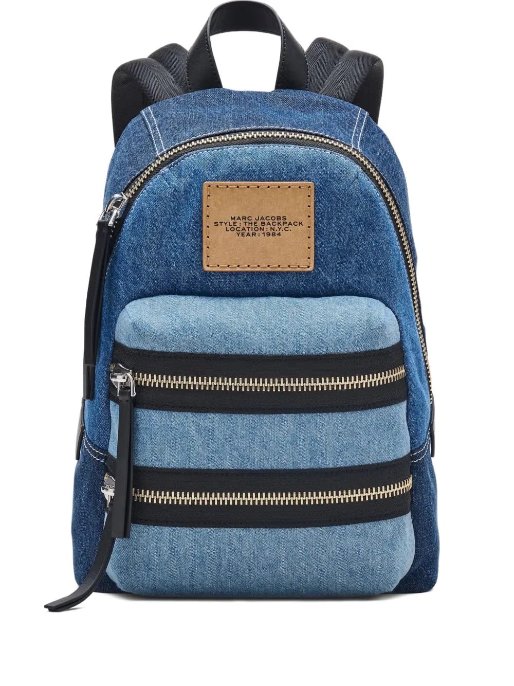 medium denim backpack