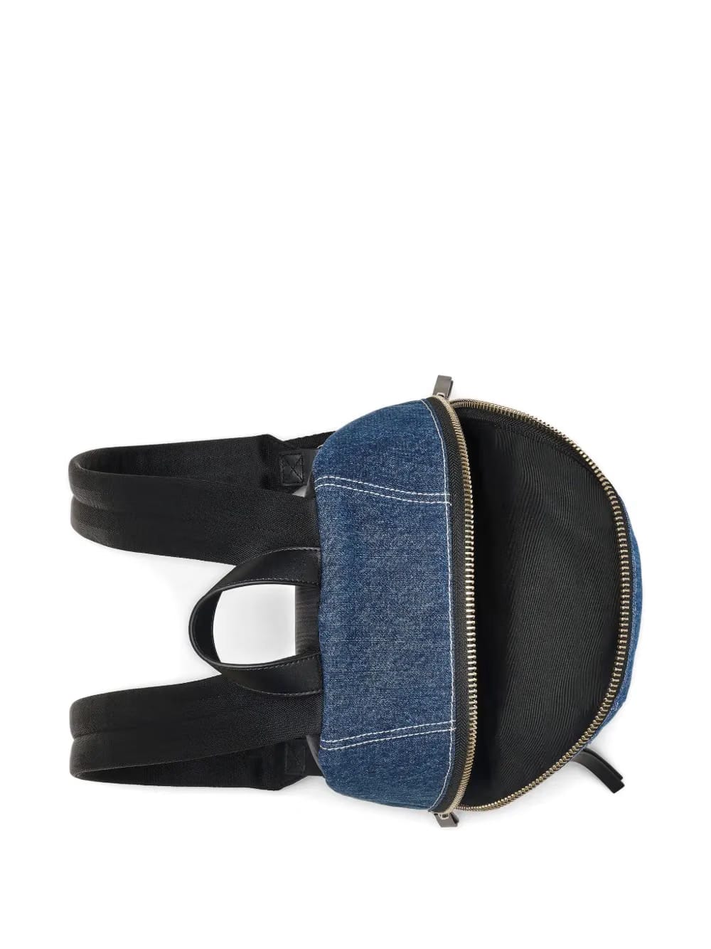medium denim backpack
