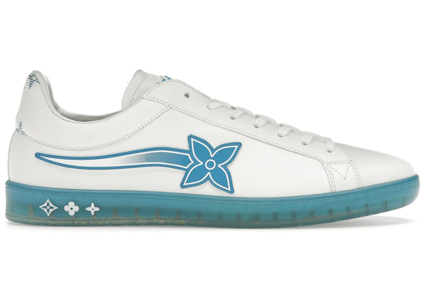 Louis Vuitton Luxembourg Samothrace Sneaker White Blue