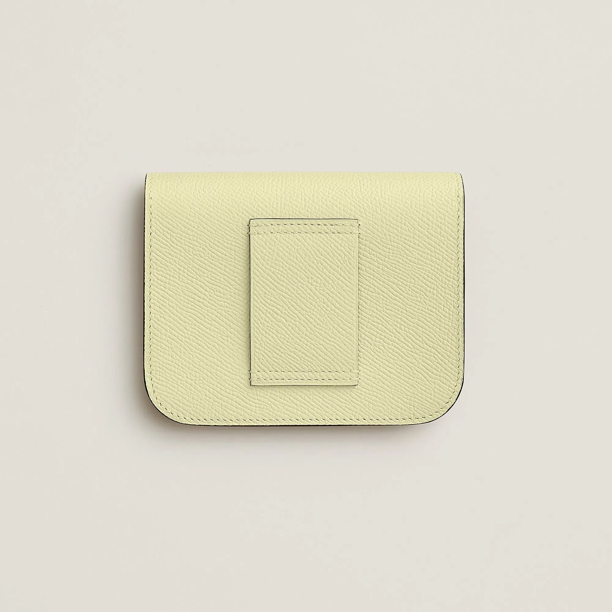 Hermes Constance Slim Wallet Bleu Saphir