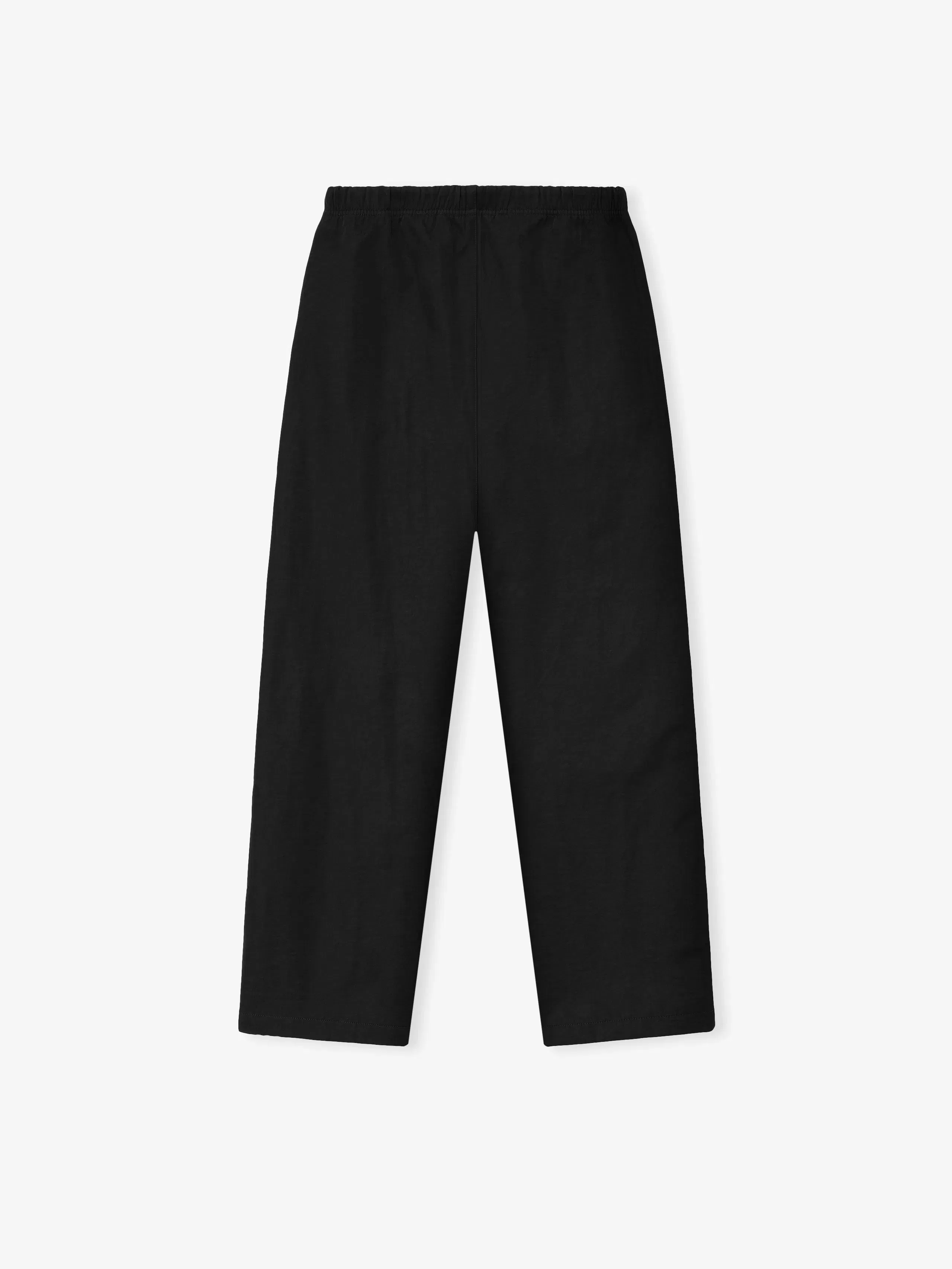 Essentials Textured Nylon Active Trace Relaxed Drawstring Pant Vintage Black