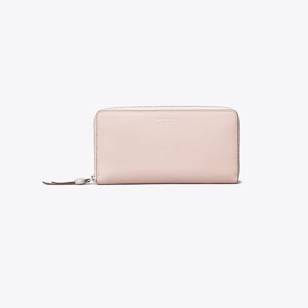 Tory Burch Romy Zip Continental Wallet Rose