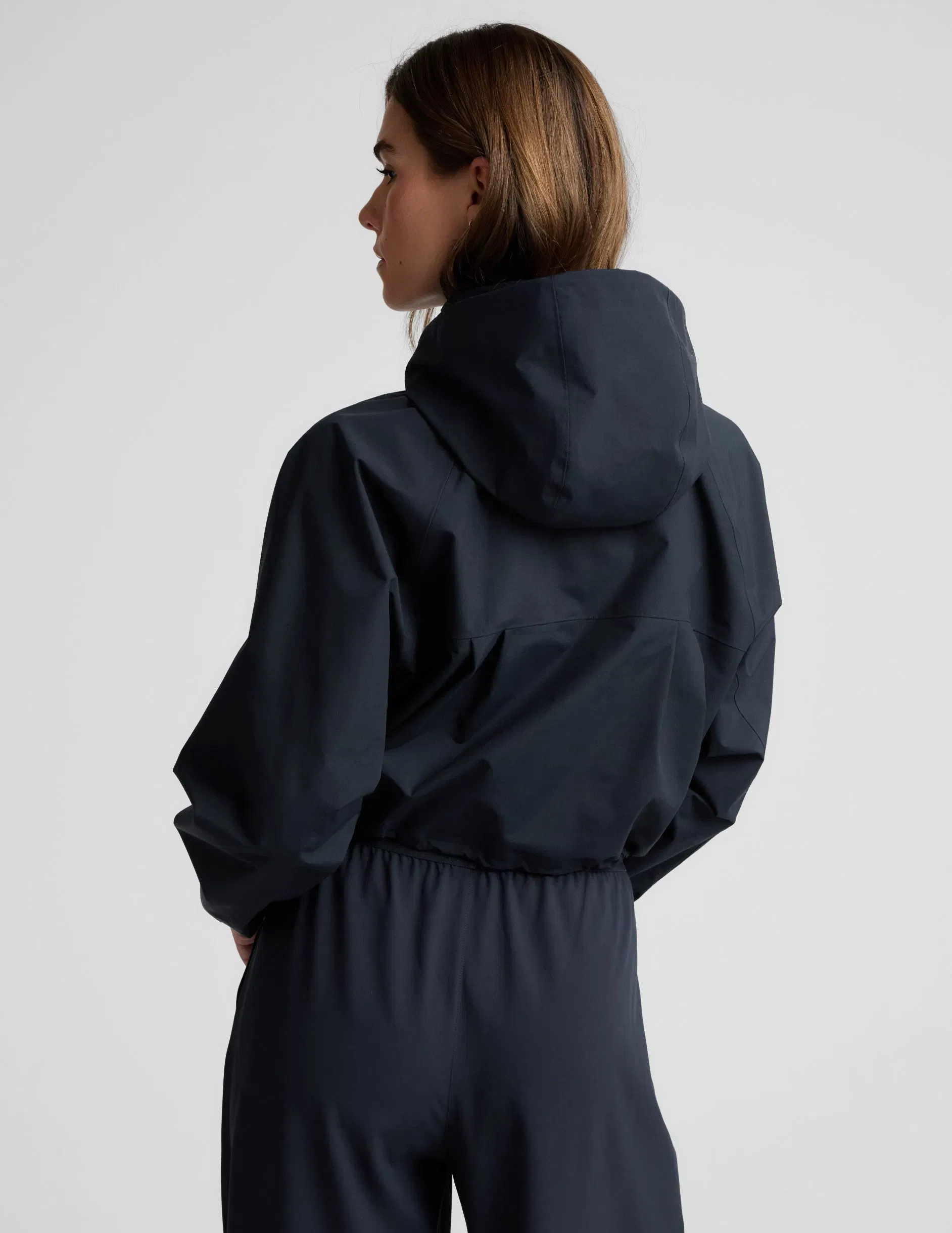 Beyond Yoga Rain Or Shine Adjustable Hooded Jacket Women's