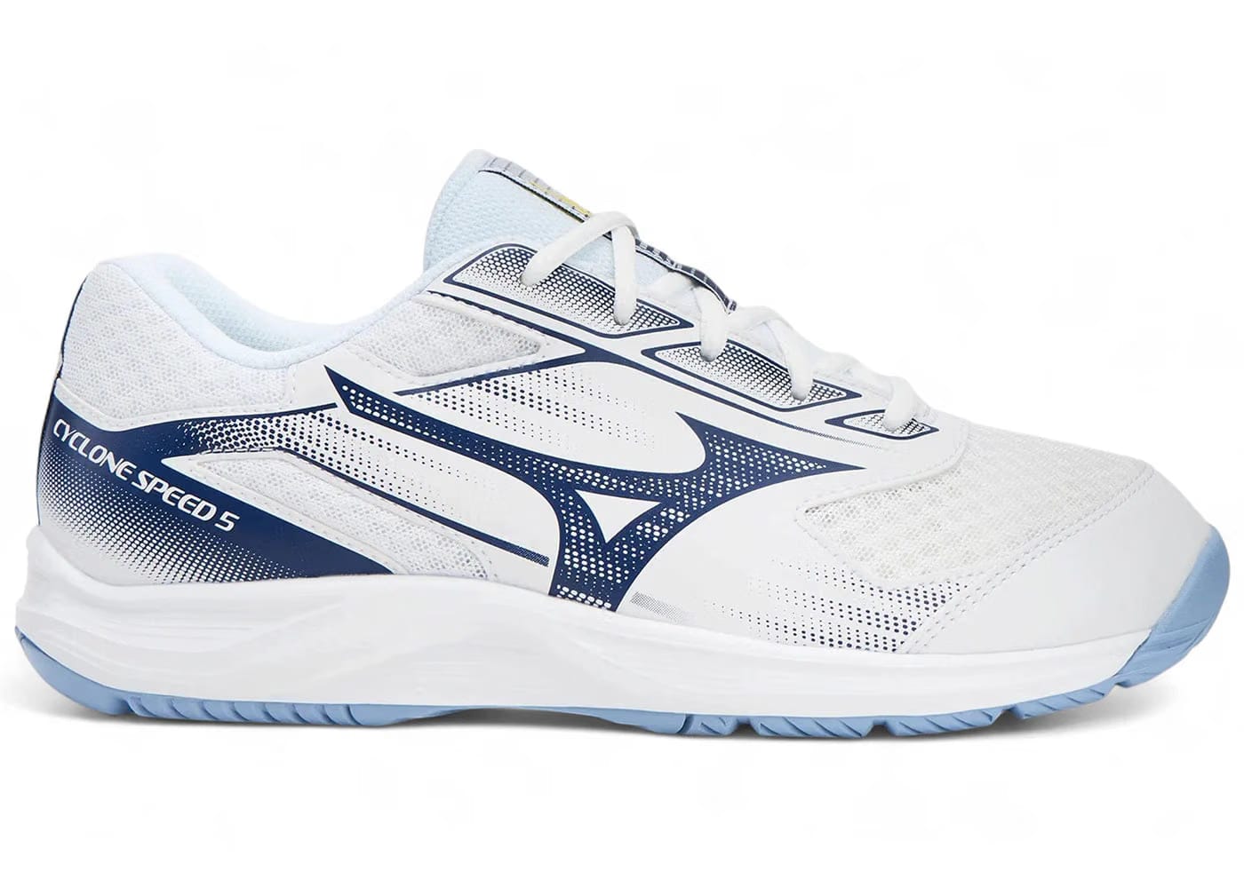 Mizuno Cyclone Speed 5 White Bellwether Blue Bel Air Blue