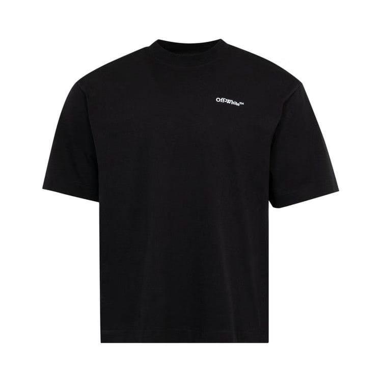 Off-White Tattoo Arrow Skate Shorts-Sleeve T-Shirt Black/White