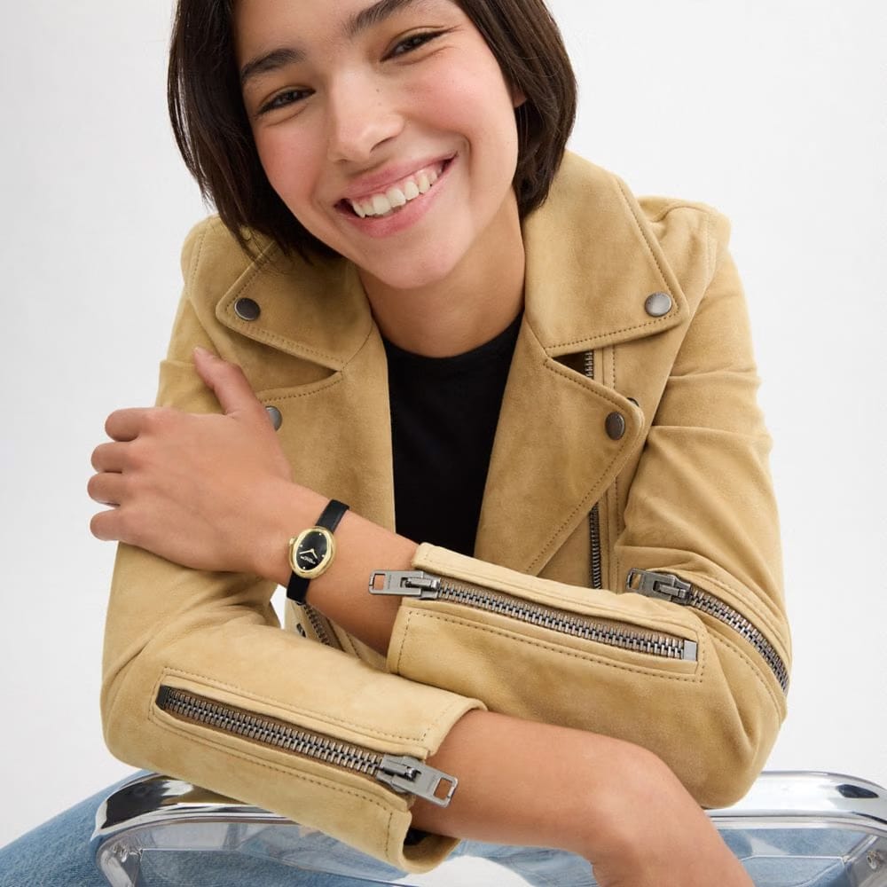 Coach Sammy Watch, 22 Mm Black