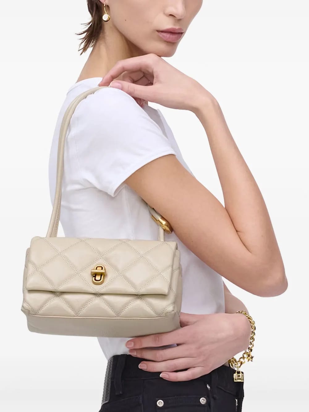The Mini Quilted Dual shoulder bag