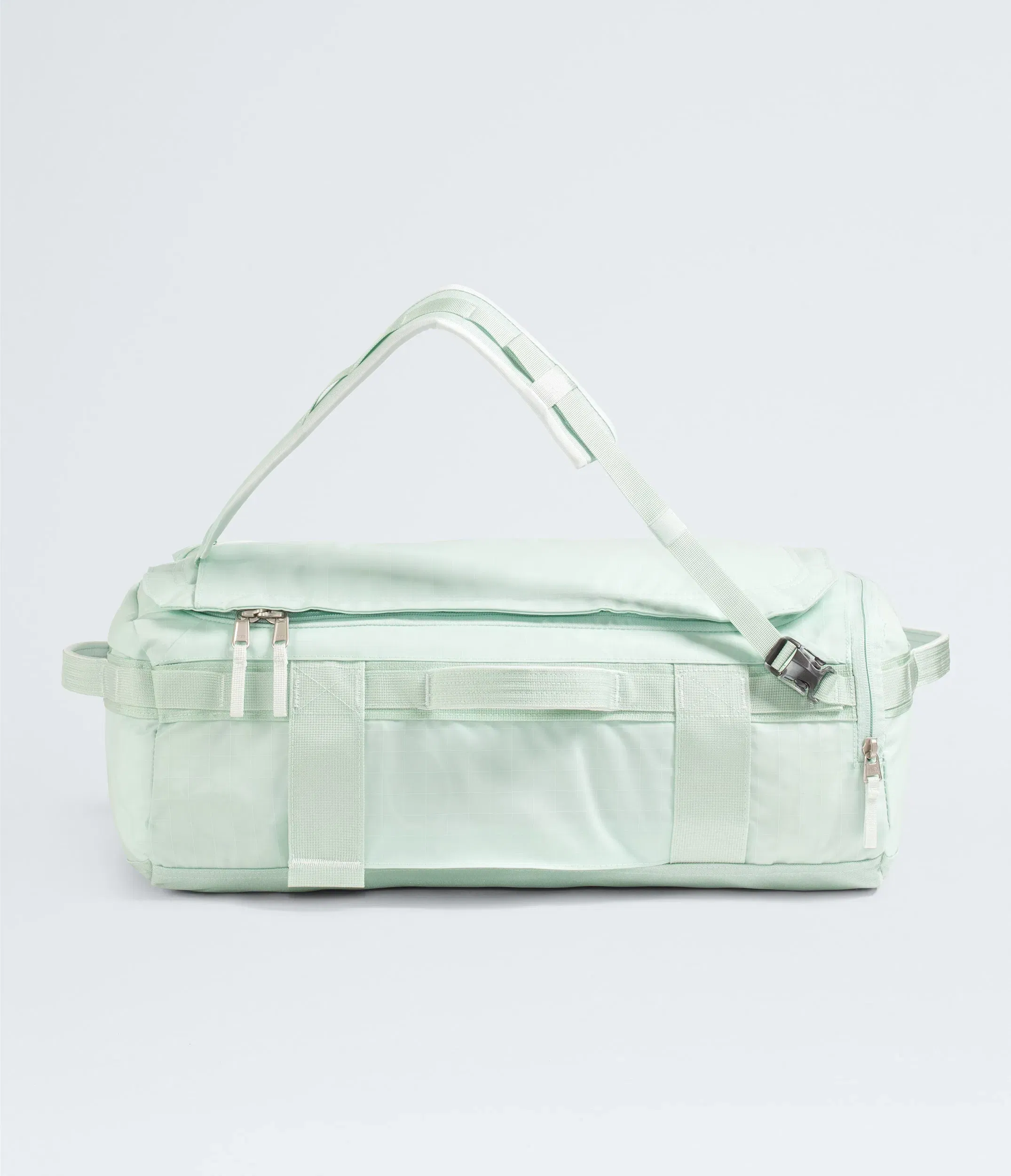 The North Face Base Camp™ Voyager Duffel—32L Opal Frost-Pearl Stone-Tnf White