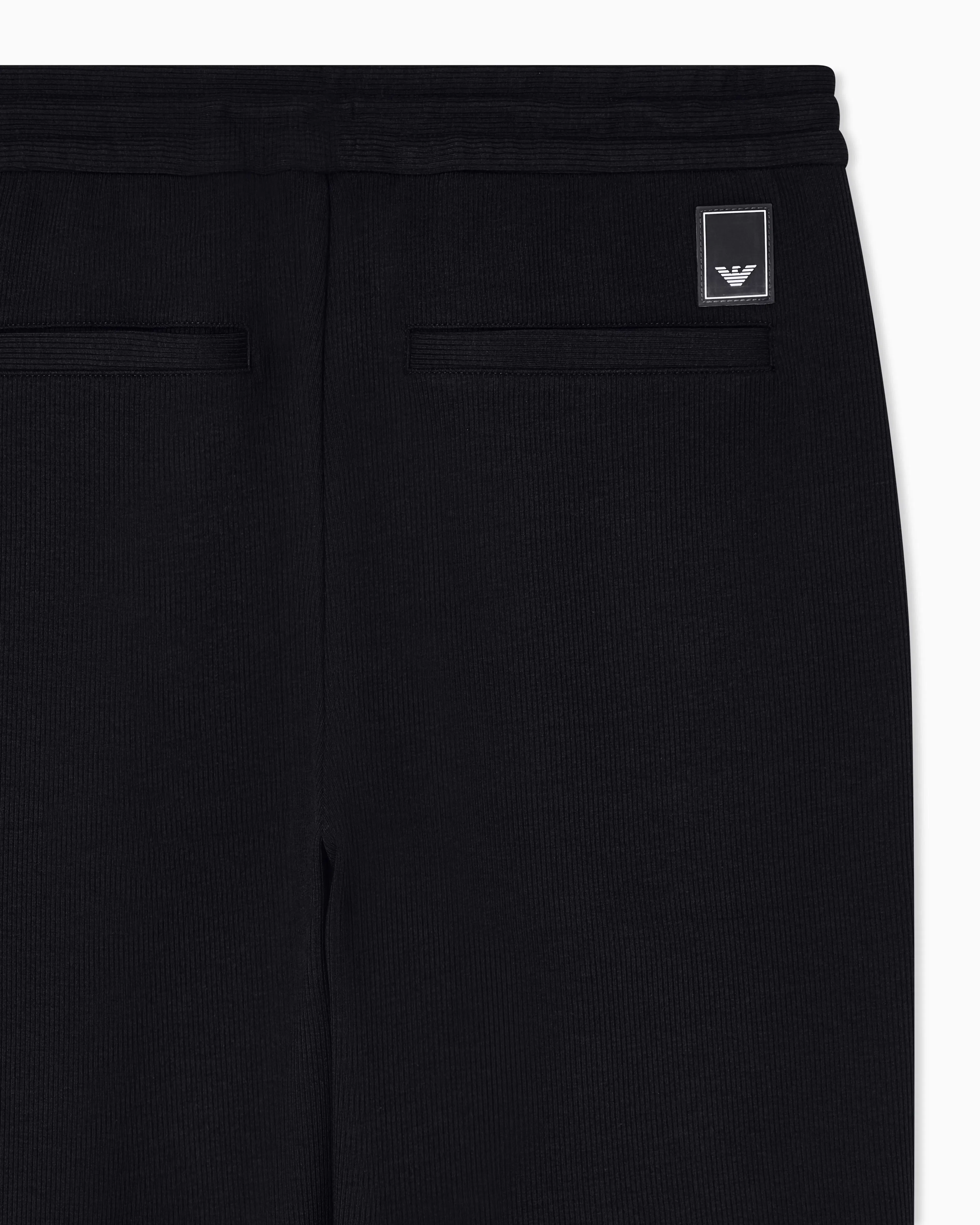 Emporio Armani Travel Essential canneté jersey joggers