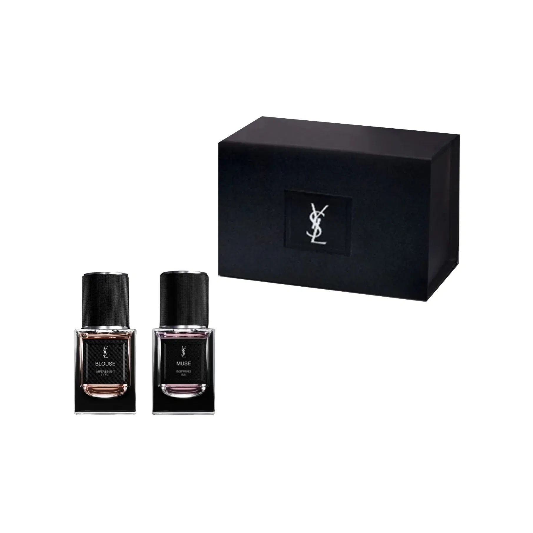 Saint Laurent Premium Elegance Perfume Set Wooden Eau De Parfum Edp Inspiration Ink 35Ml Shirt 35Ml