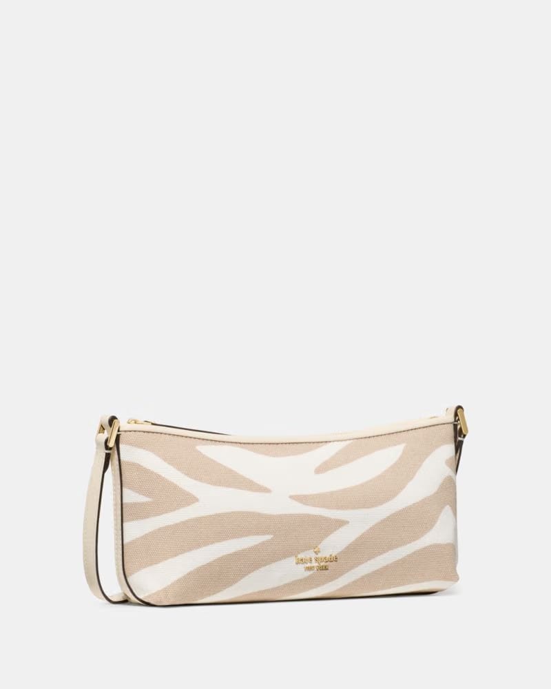 KateSpade Lenox Zebra Mini Crossbody Bag Natural Multi