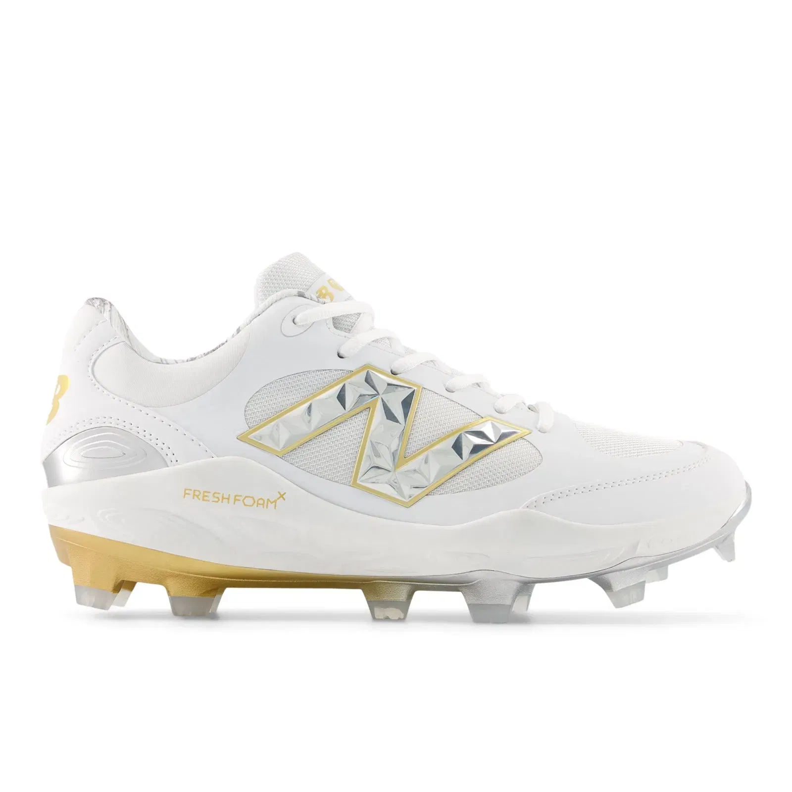 New Balance Fresh Foam 3000V7 Molded White With Gold White With Gold