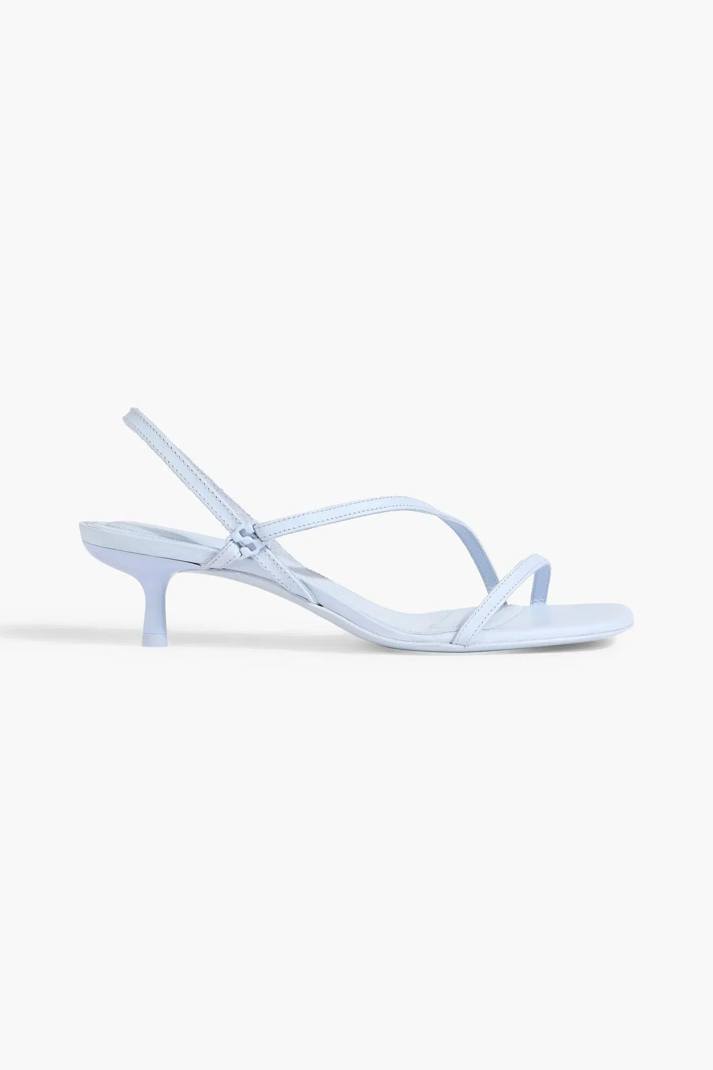 Simkhai Cedonia Leather Slingback Sandals Sky Blue Women's