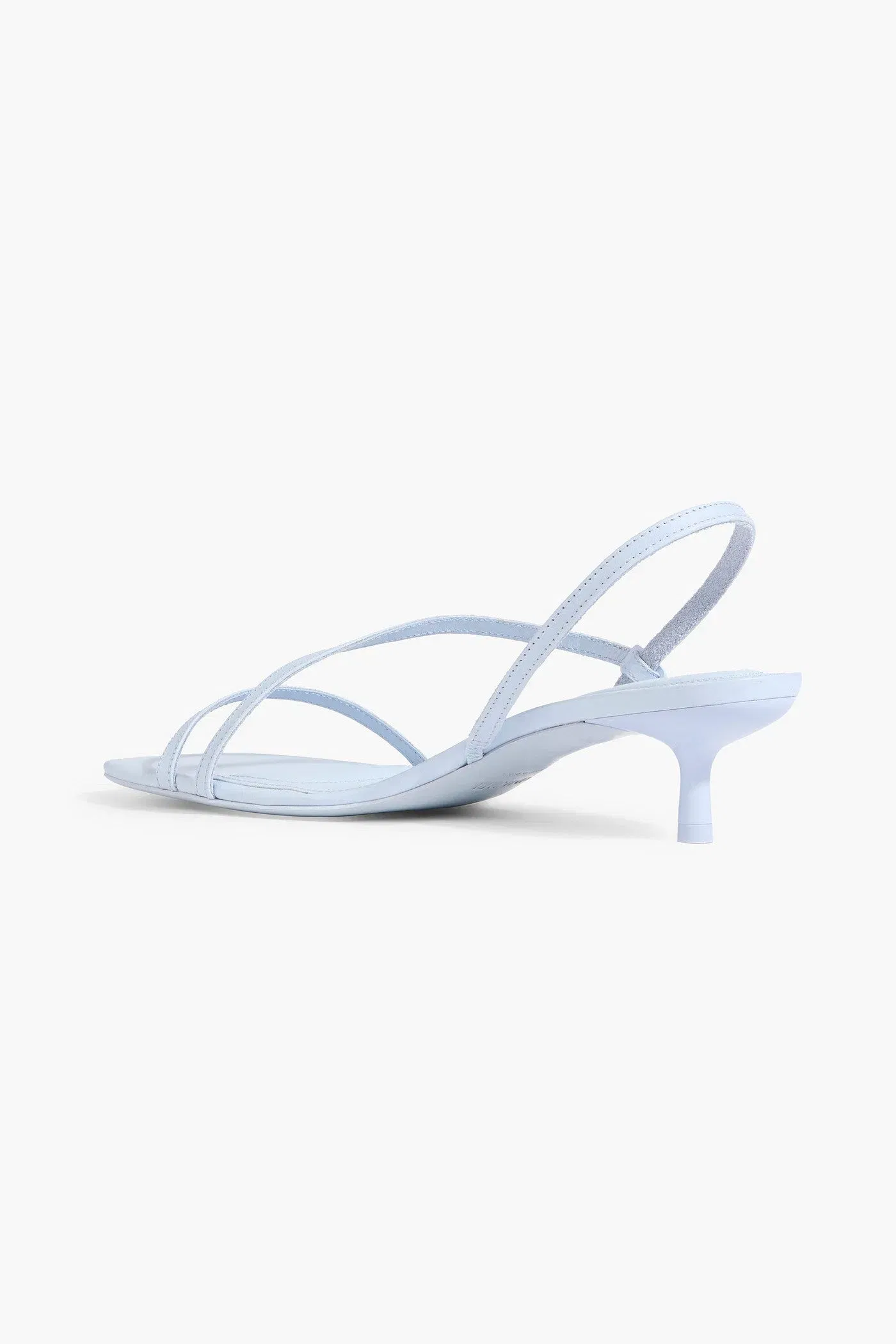 Simkhai Cedonia Leather Slingback Sandals Sky Blue Women's