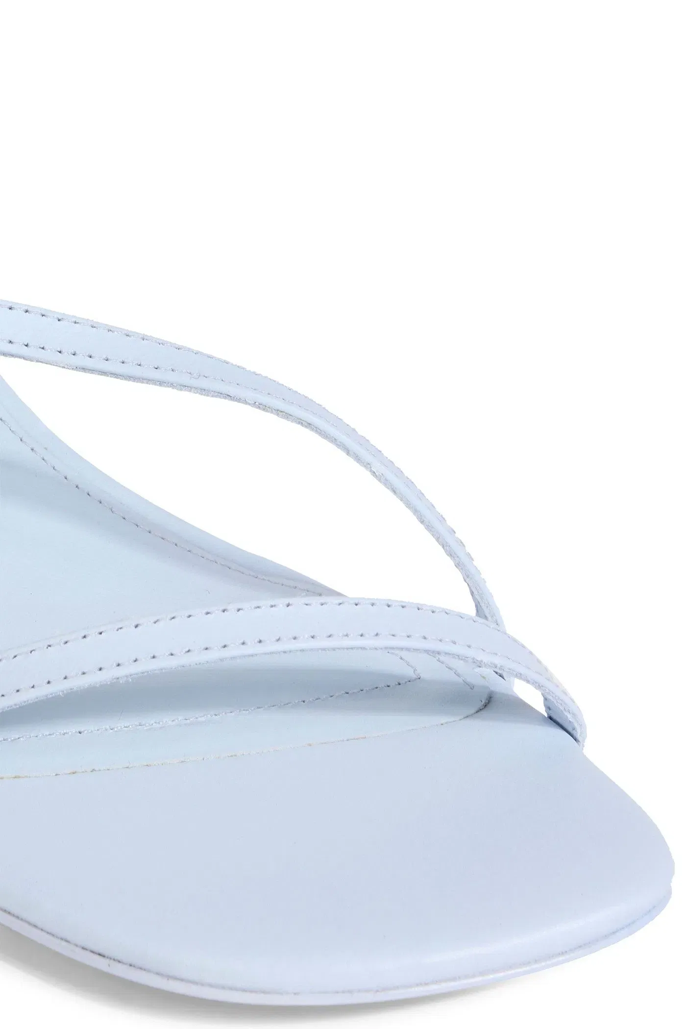 Simkhai Cedonia Leather Slingback Sandals Sky Blue Women's