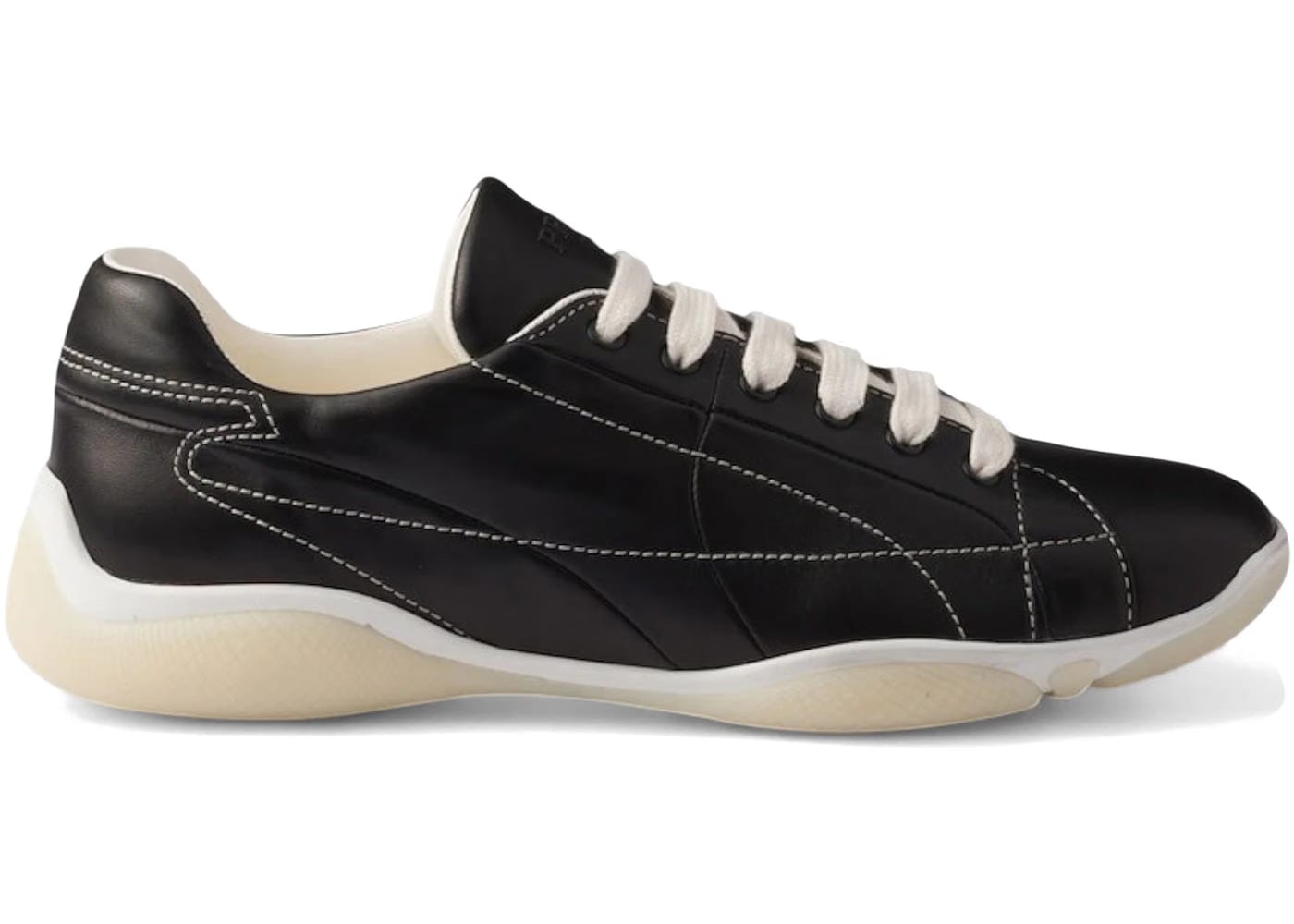 Prada Nappa Leather Sneakers Black