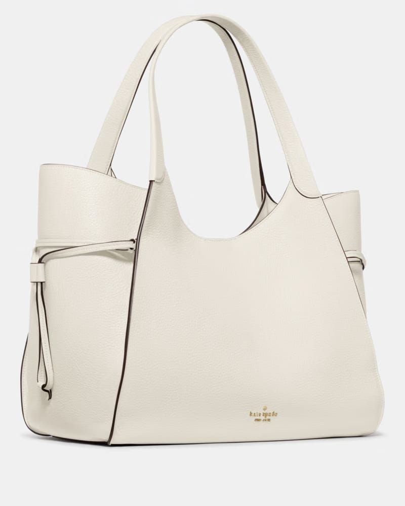 KateSpade Stash Large Carryall Bag Light Cream