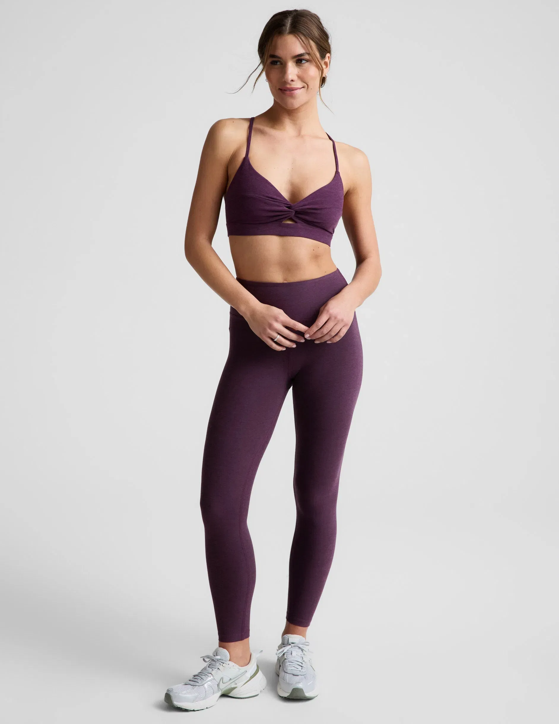 Beyond Yoga Spacedye Twist Front Strappy Bra Women's