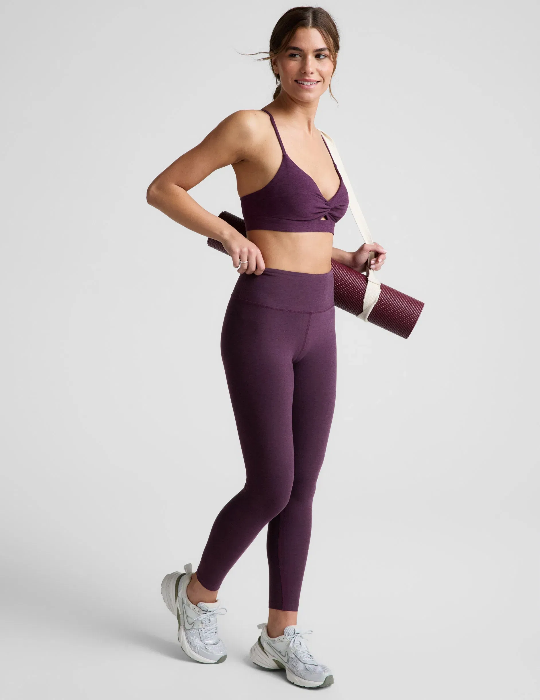 Beyond Yoga Spacedye Twist Front Strappy Bra Women's