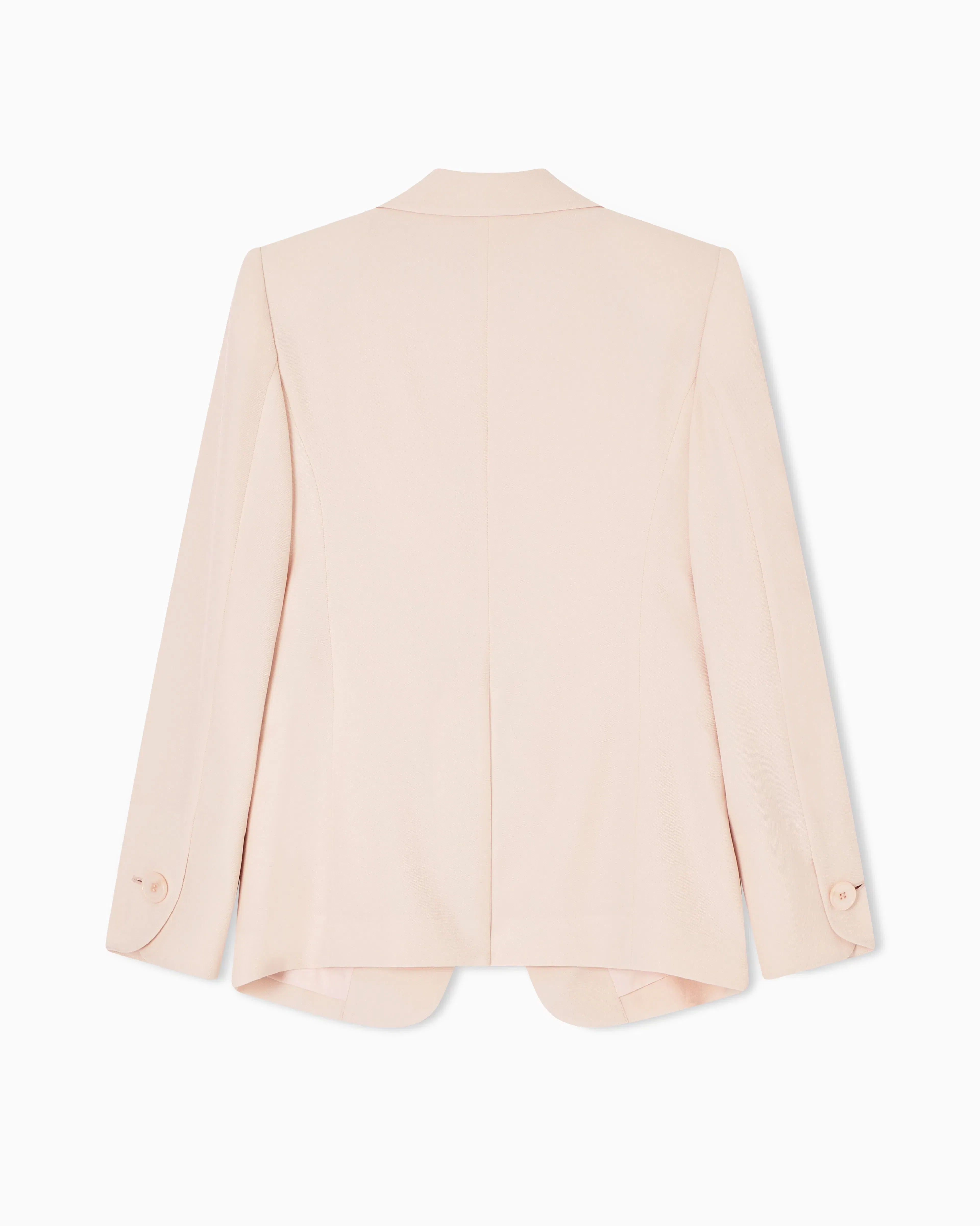 Emporio Armani Single-breasted jacket in technical gabardine