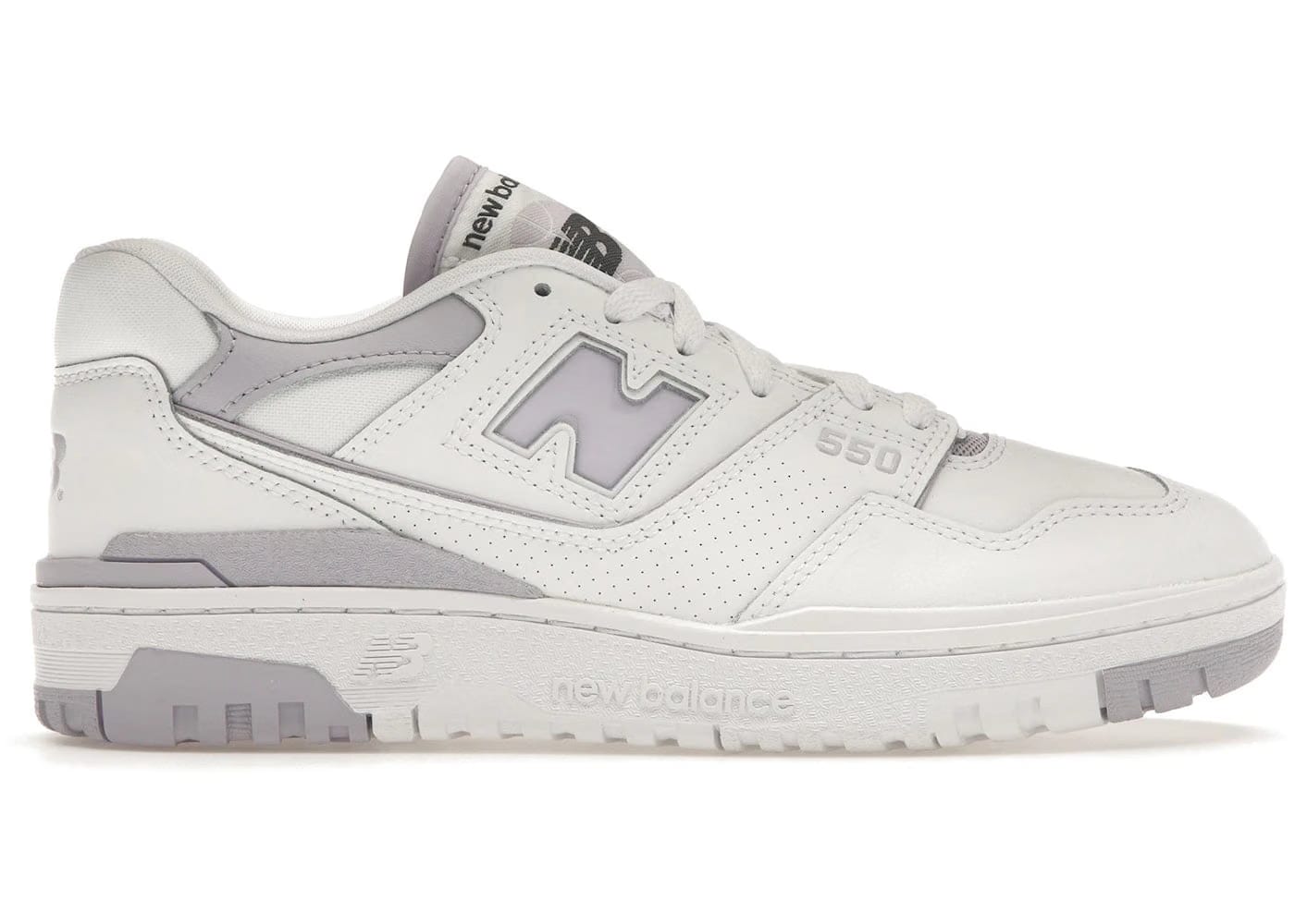 New Balance 550 White Lilac Womens