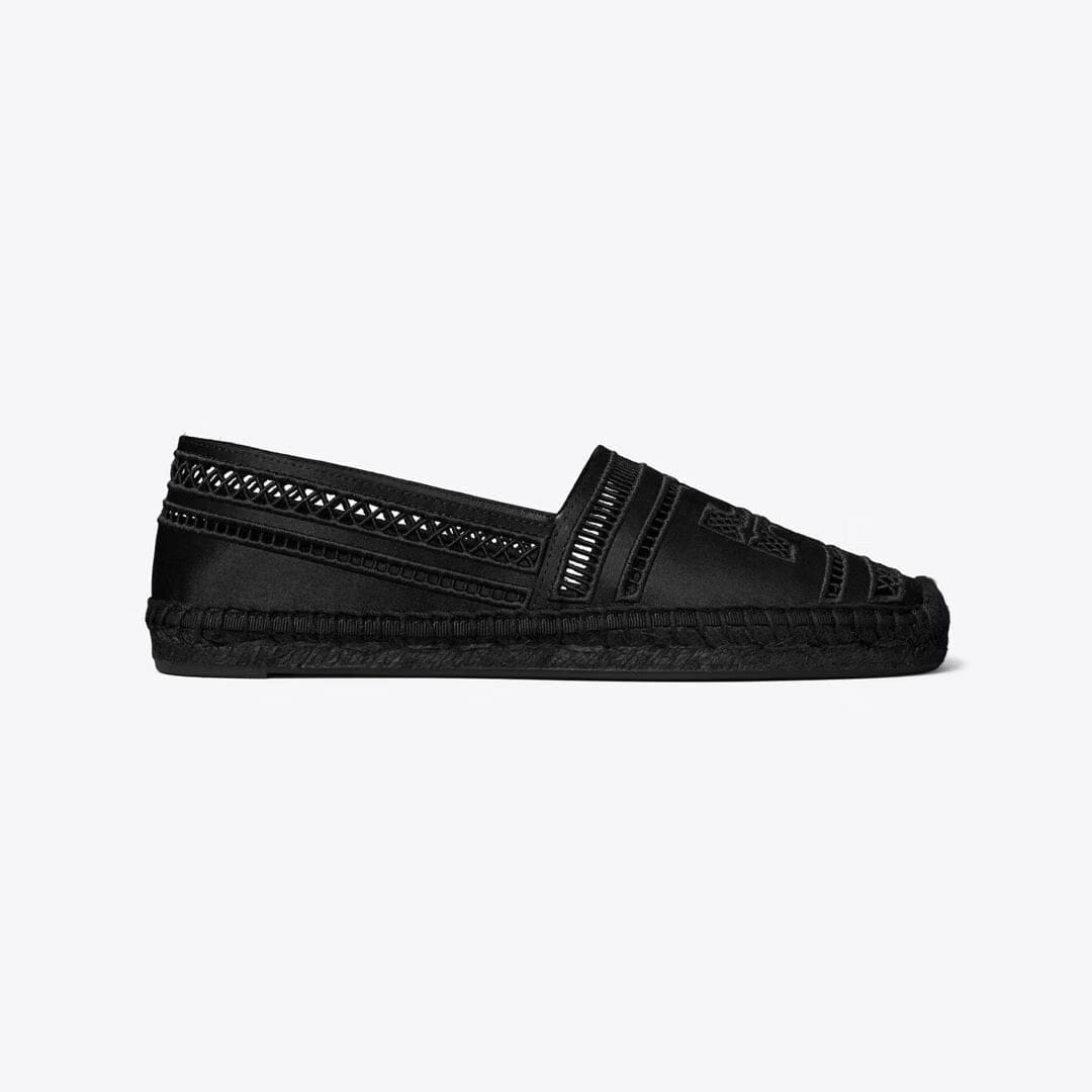 Tory Burch Open Weave Espadrille PERFECT BLACK