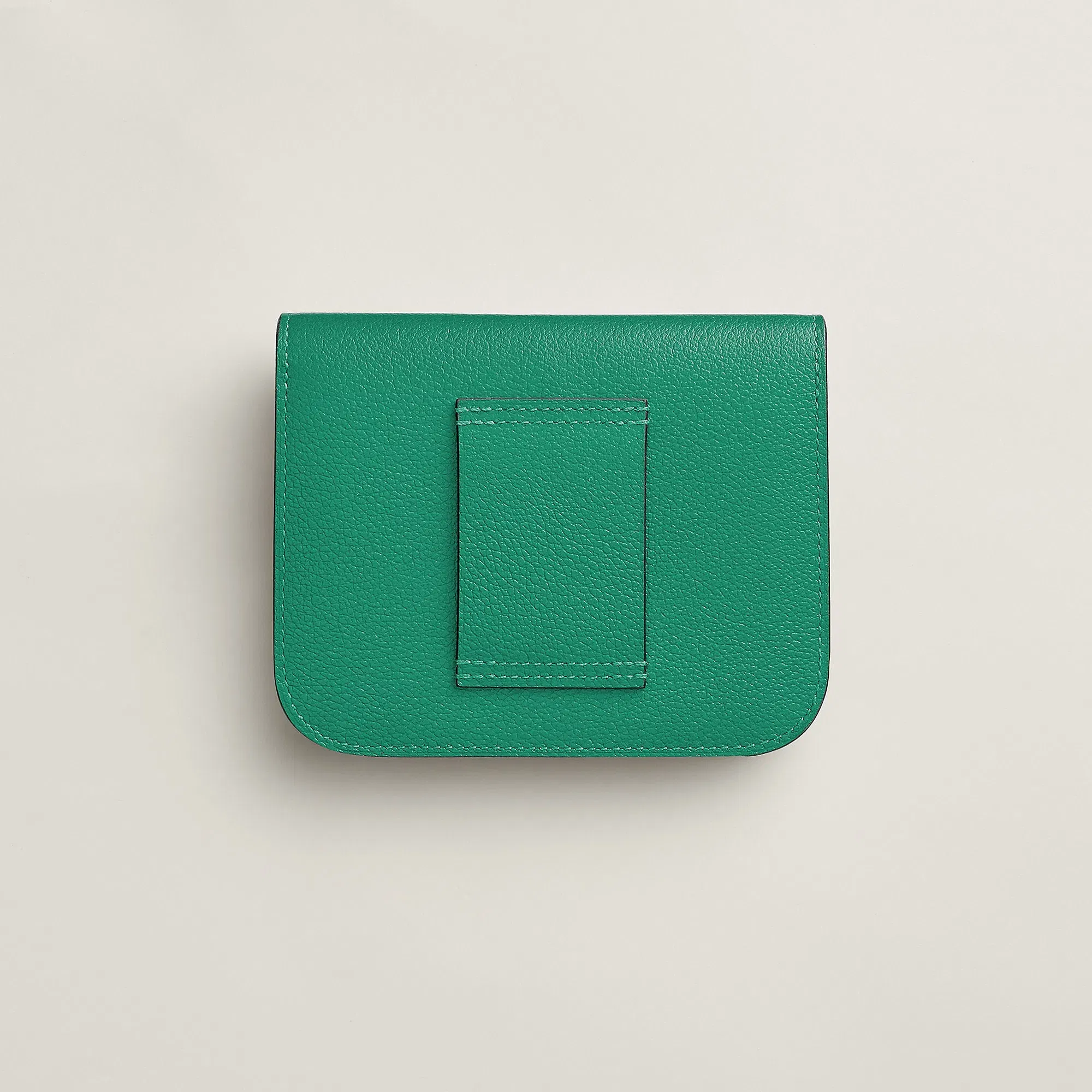 Hermes Constance Slim Wallet Bleu Saphir