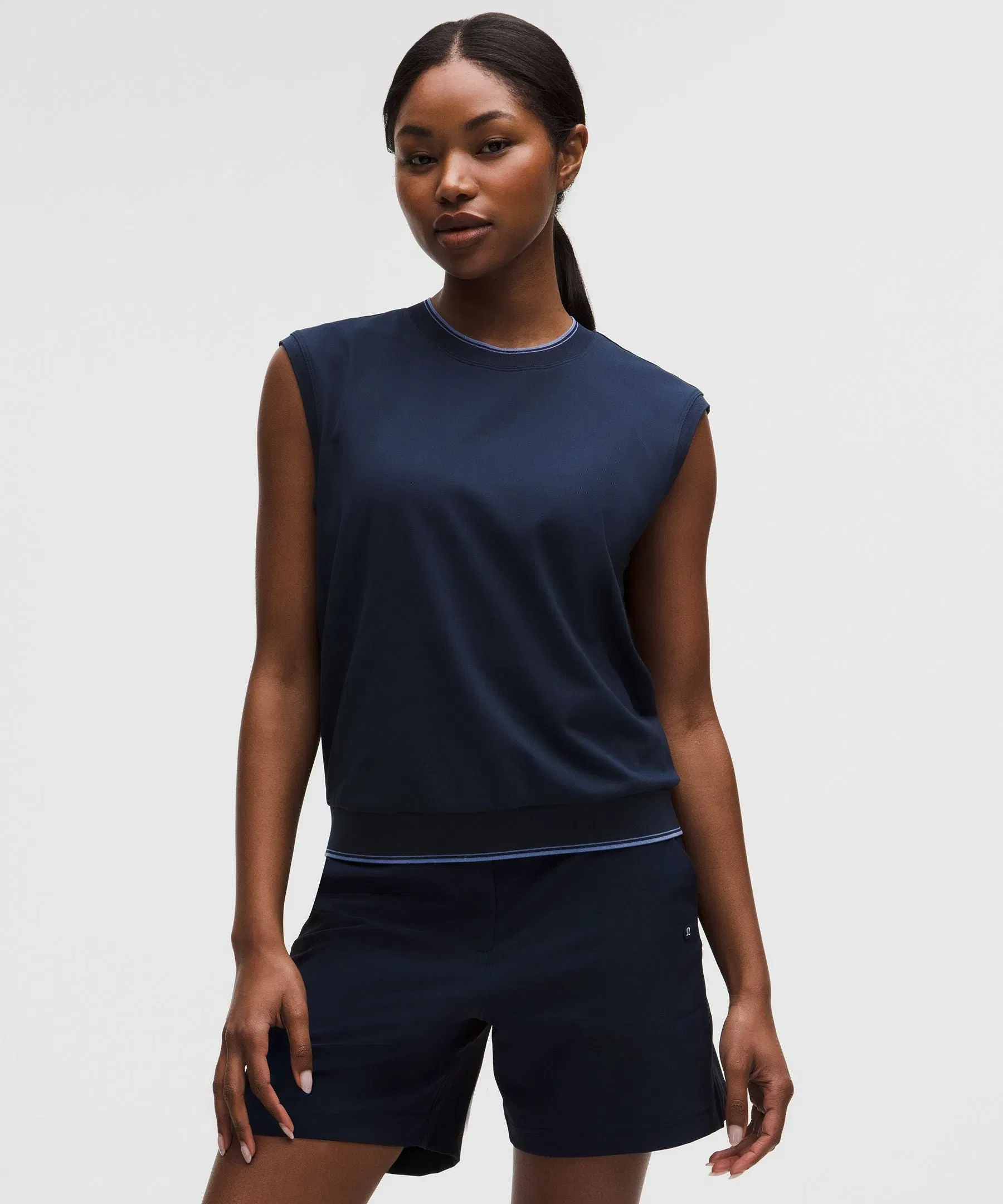 Lululemon Women's Pique Relaxed-Fit Crewneck Golf Tank Top