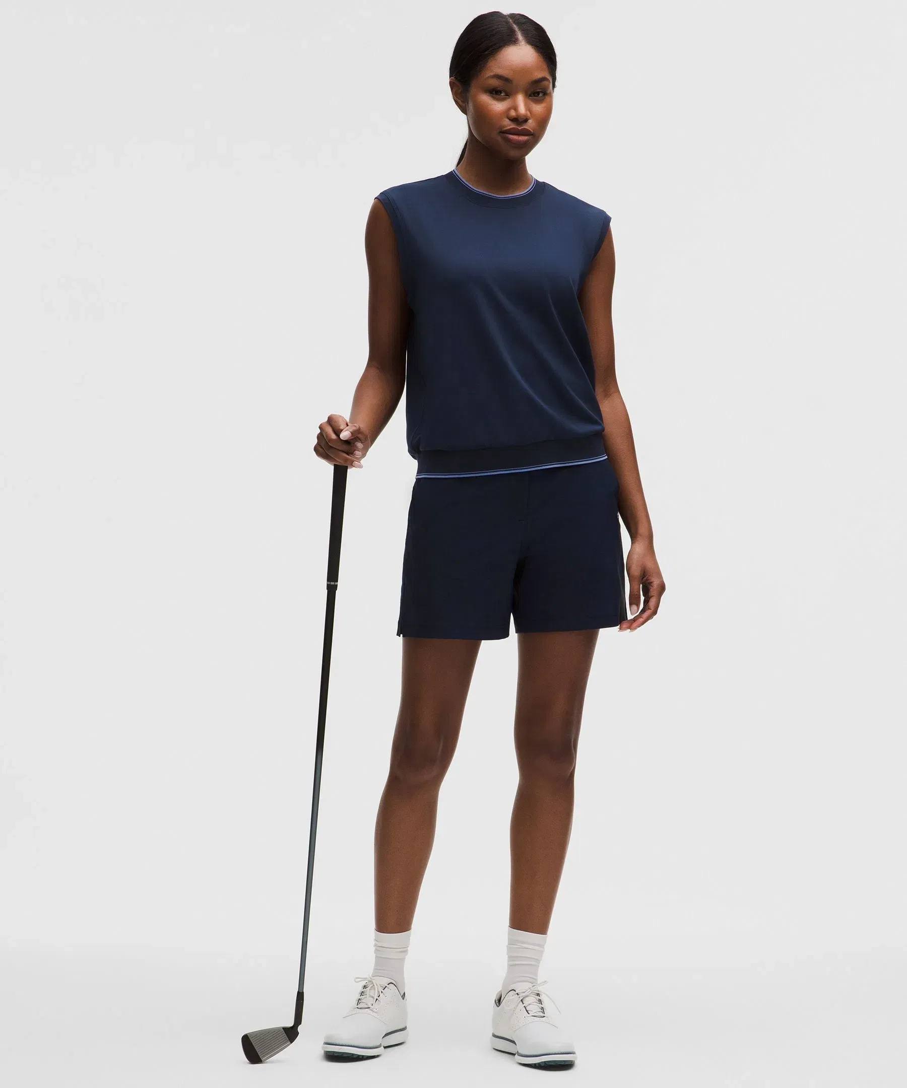 Lululemon Women's Pique Relaxed-Fit Crewneck Golf Tank Top