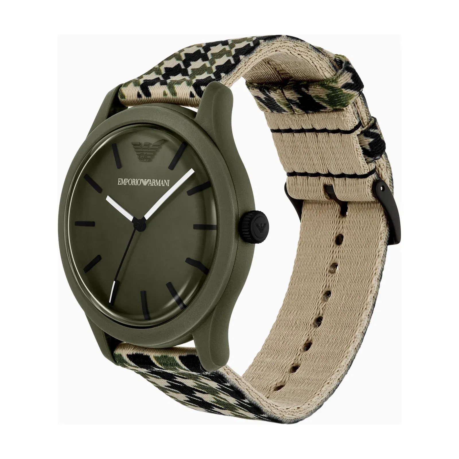 Emporio Armani Three-Hand #tide ocean material® Nylon Fabric Watch