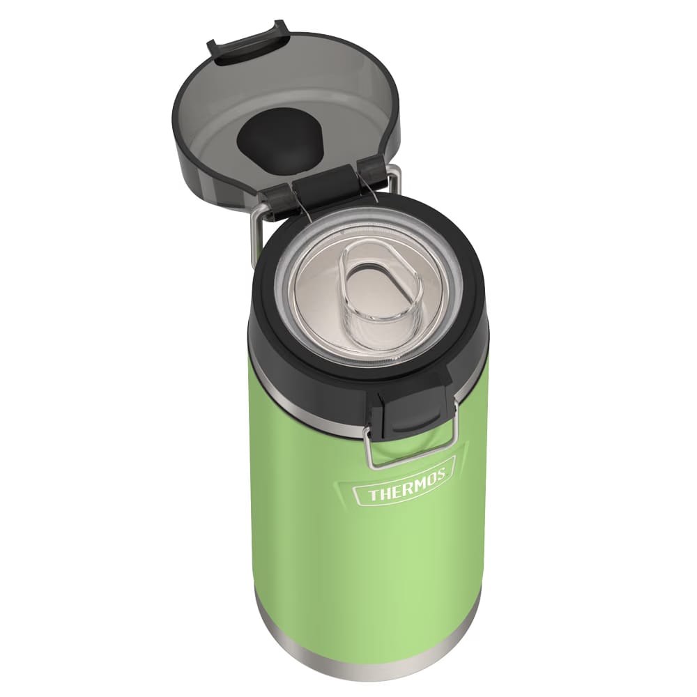 Thermos 18oz Icon Kids Water Bottle With Spout Lid Lime