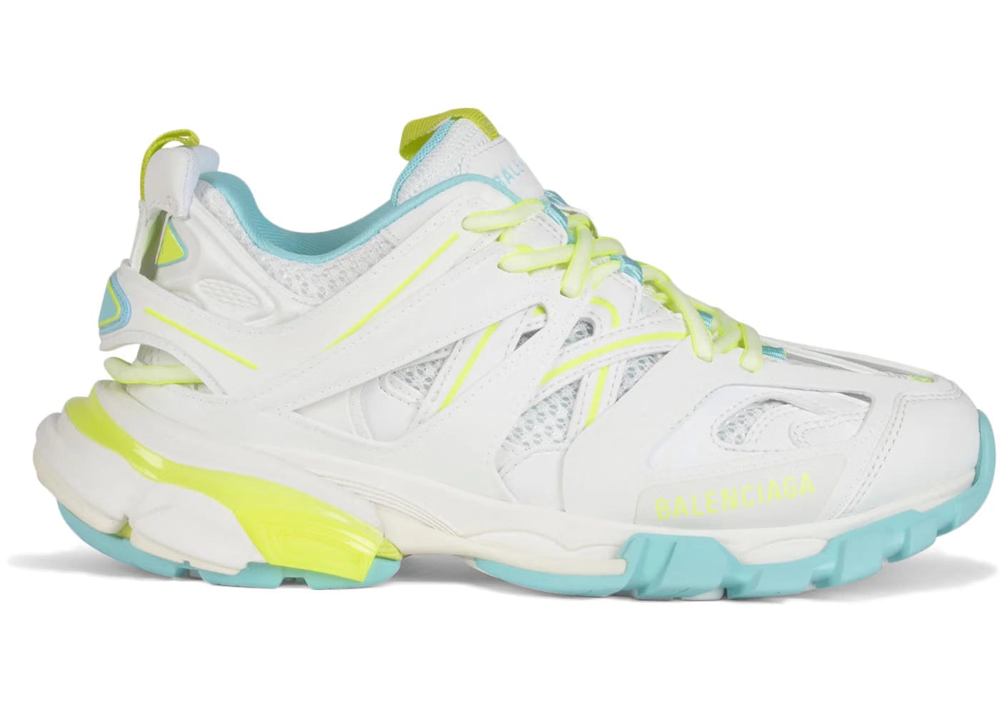 Balenciaga Wmns Track Sneaker 'White Neon Yellow'